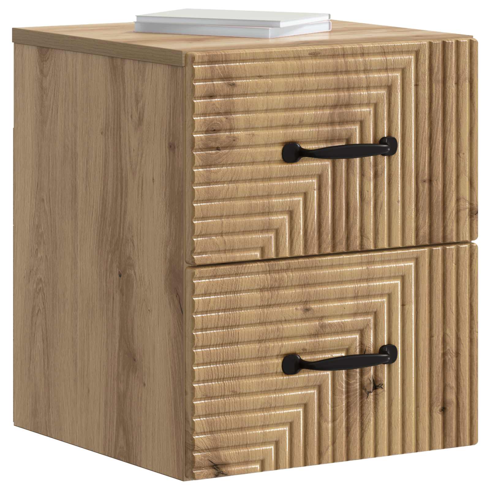 Wandbeugel Bedkast Artisanaal eiken 34,5 x 33 x 40 cm is nu te koop bij PeponiXL, paradijselijk wonen!