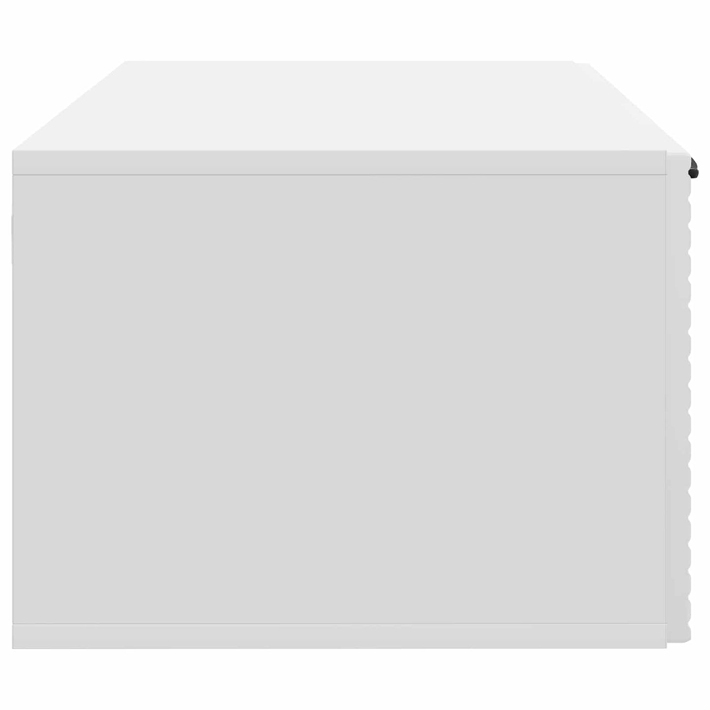 Wandbeugel TV-kast Wit 59,5 x 41 x 30 cm Bewerkt hout is nu te koop bij PeponiXL, paradijselijk wonen!