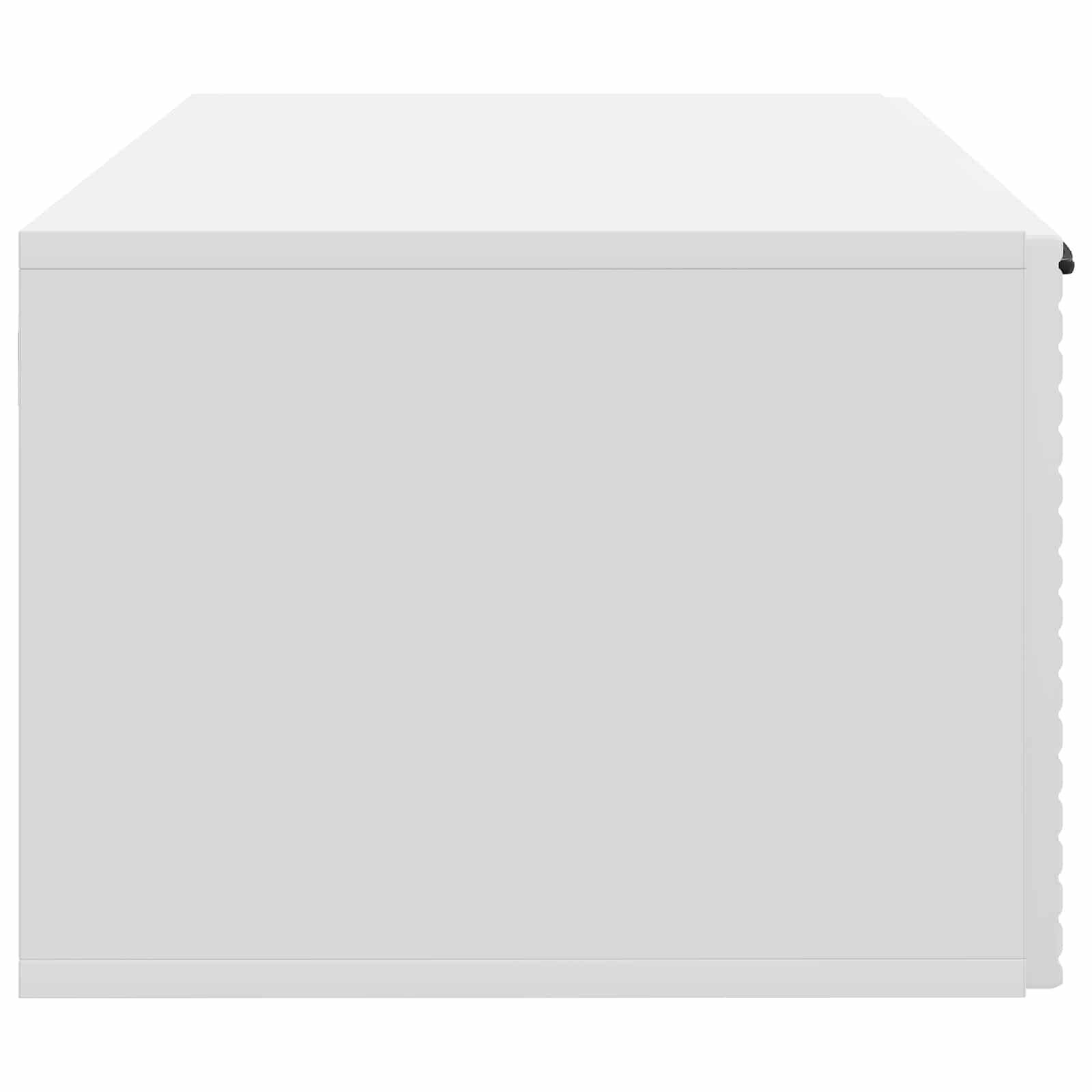 Wandbeugel TV-kast Wit 59,5 x 41 x 30 cm Bewerkt hout is nu te koop bij PeponiXL, paradijselijk wonen!