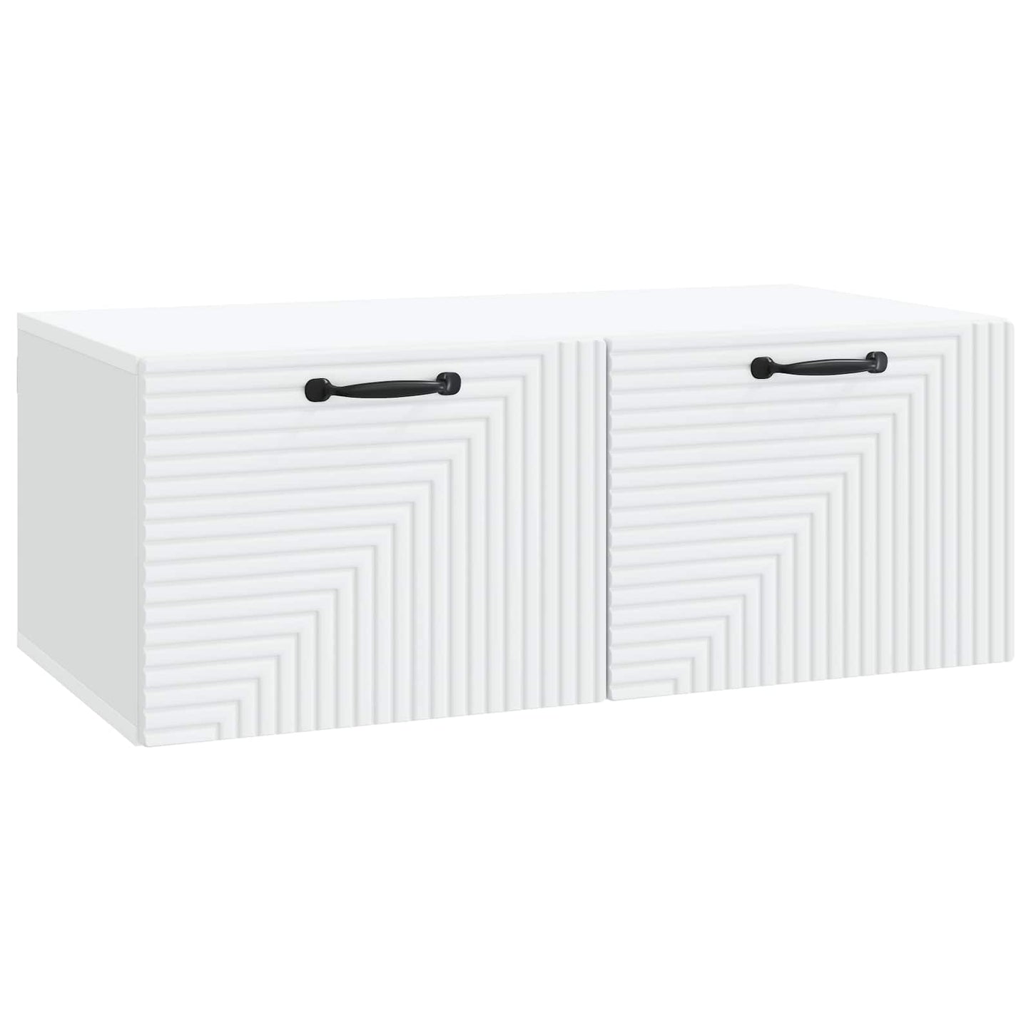 Wandbeugel TV-kast Wit 78,5 x 41 x 30 cm Bewerkt hout is nu te koop bij PeponiXL, paradijselijk wonen!