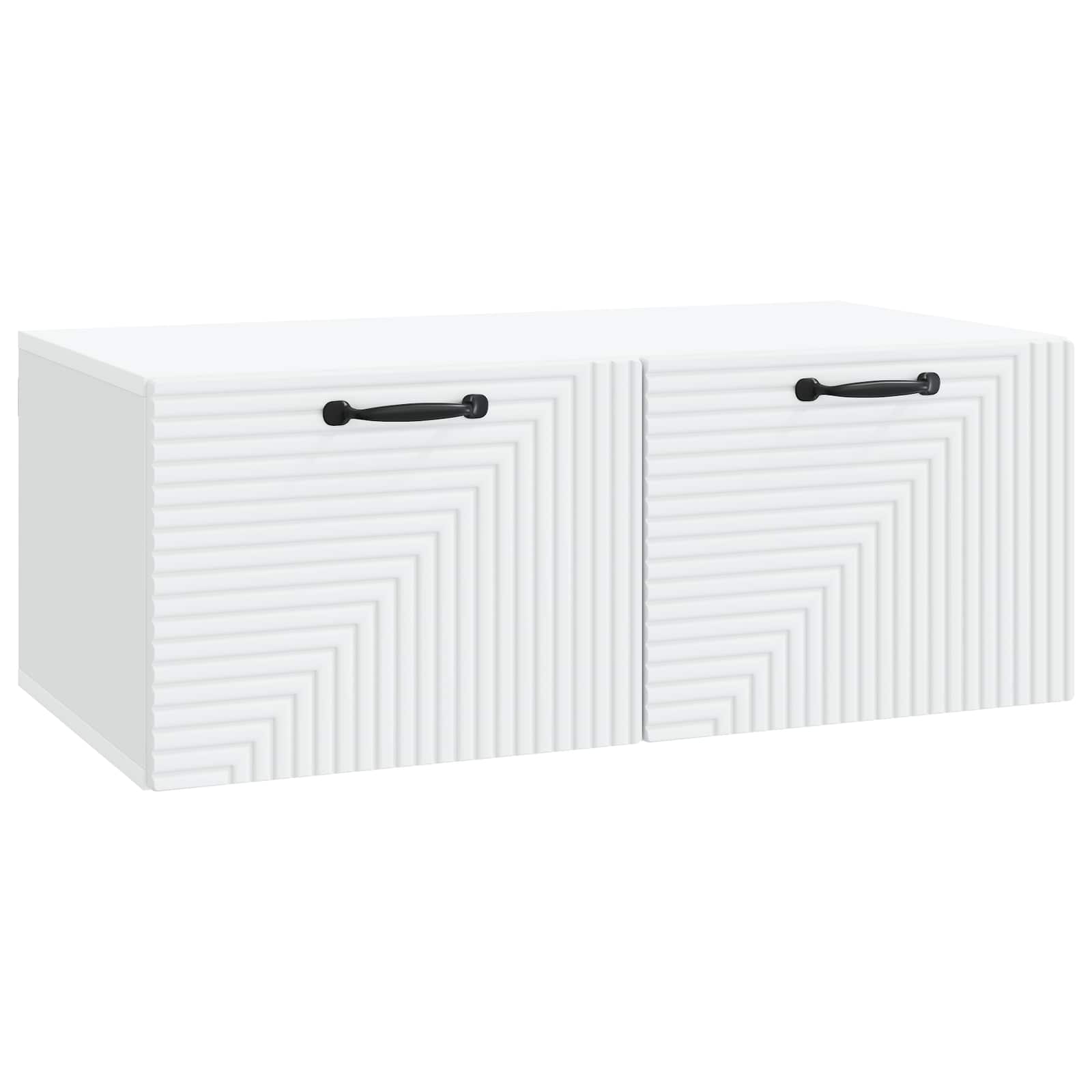 Wandbeugel TV-kast Wit 78,5 x 41 x 30 cm Bewerkt hout is nu te koop bij PeponiXL, paradijselijk wonen!