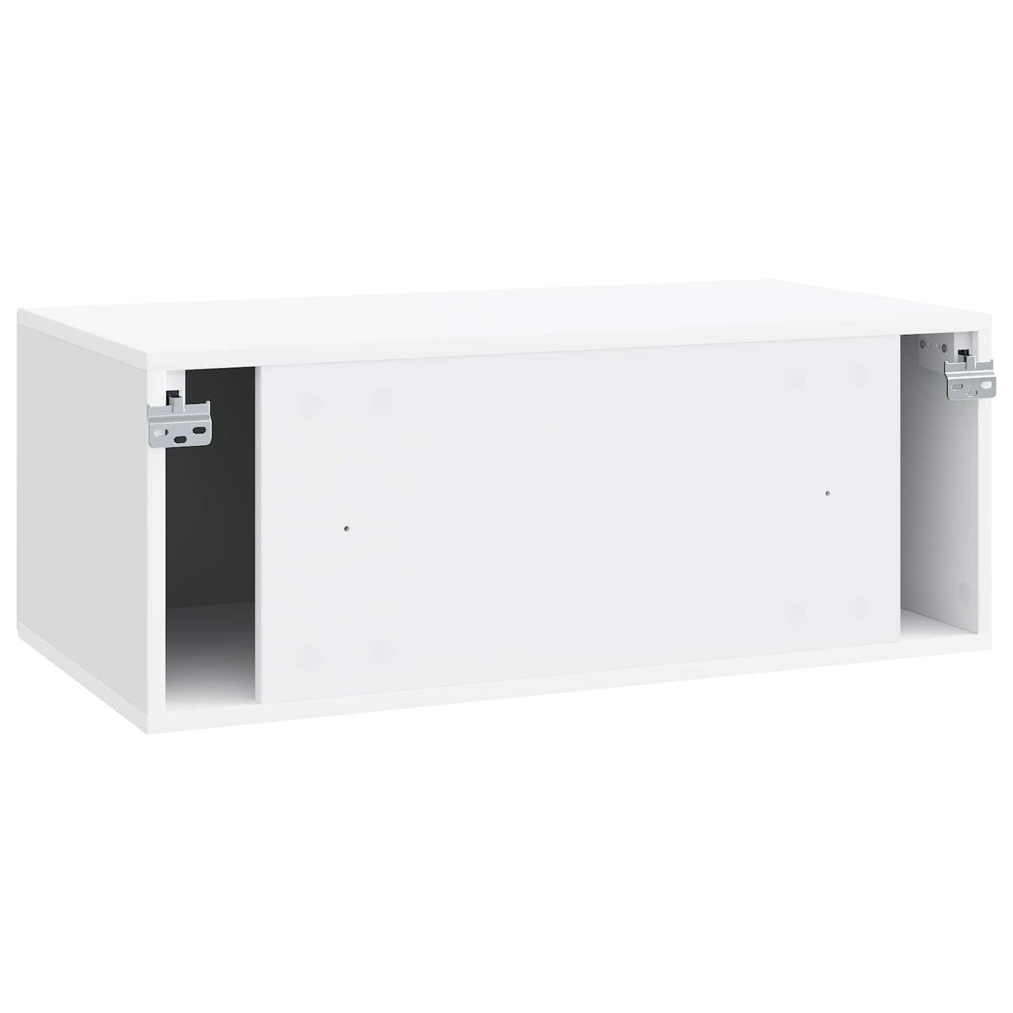 Wandbeugel TV-kast Wit 78,5 x 41 x 30 cm Bewerkt hout is nu te koop bij PeponiXL, paradijselijk wonen!