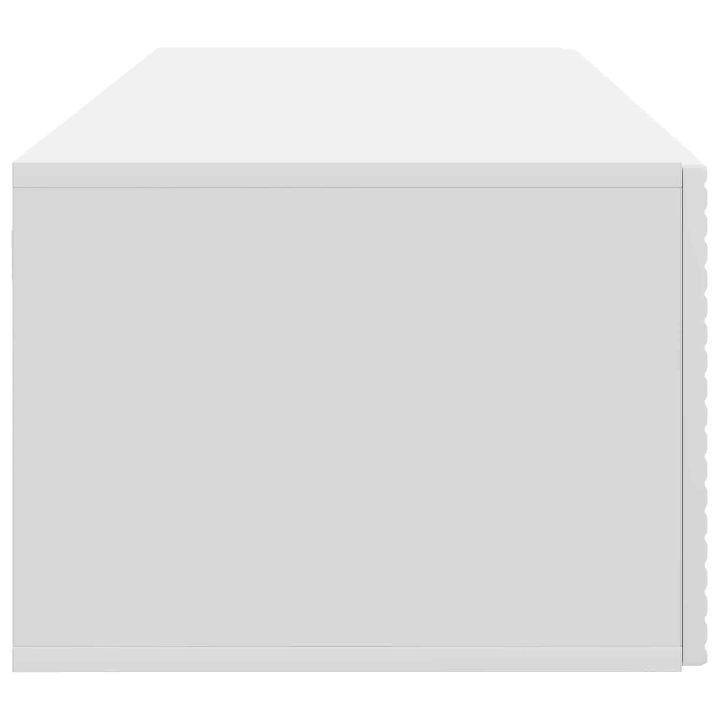 Wandbeugel TV-kast Wit 78,5 x 41 x 30 cm Bewerkt hout is nu te koop bij PeponiXL, paradijselijk wonen!
