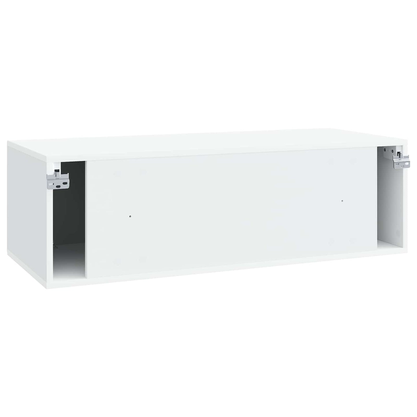 Wandbeugel TV-kast Wit 98 x 41 x 30 cm Bewerkt hout is nu te koop bij PeponiXL, paradijselijk wonen!
