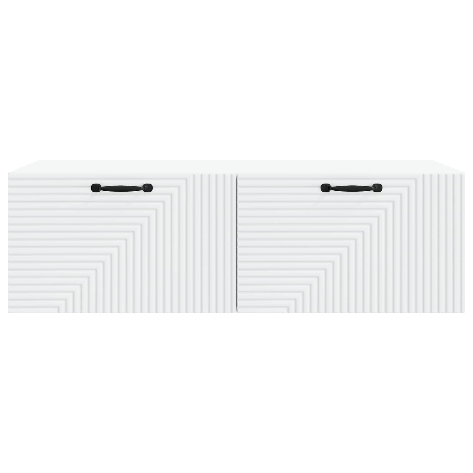 Wandbeugel TV-kast Wit 98 x 41 x 30 cm Bewerkt hout is nu te koop bij PeponiXL, paradijselijk wonen!