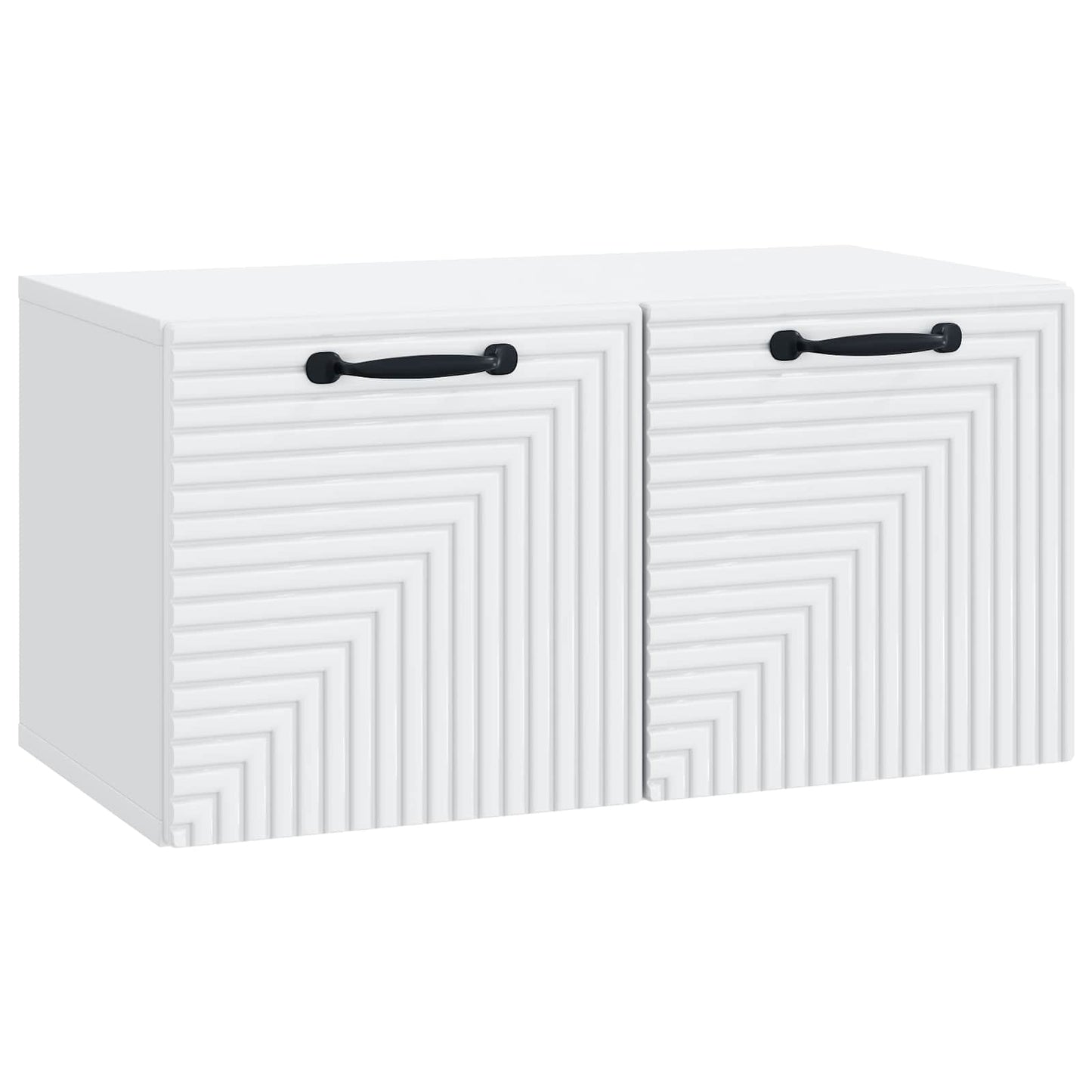 Wandbeugel TV-kast Wit 59,5 x 31 x 30 cm Bewerkt hout is nu te koop bij PeponiXL, paradijselijk wonen!