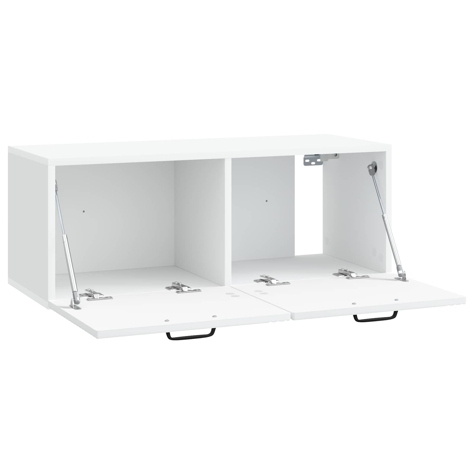 Wandbeugel TV-kast Wit 78,5 x 31 x 30 cm Bewerkt hout is nu te koop bij PeponiXL, paradijselijk wonen!