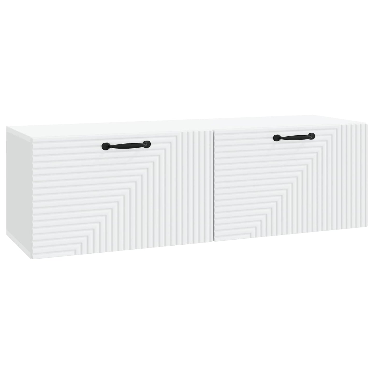 Wandbeugel TV-kast Wit 98 x 31 x 30 cm Bewerkt hout is nu te koop bij PeponiXL, paradijselijk wonen!