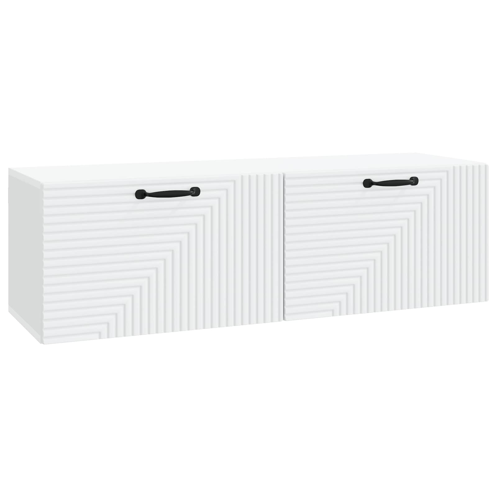 Wandbeugel TV-kast Wit 98 x 31 x 30 cm Bewerkt hout is nu te koop bij PeponiXL, paradijselijk wonen!