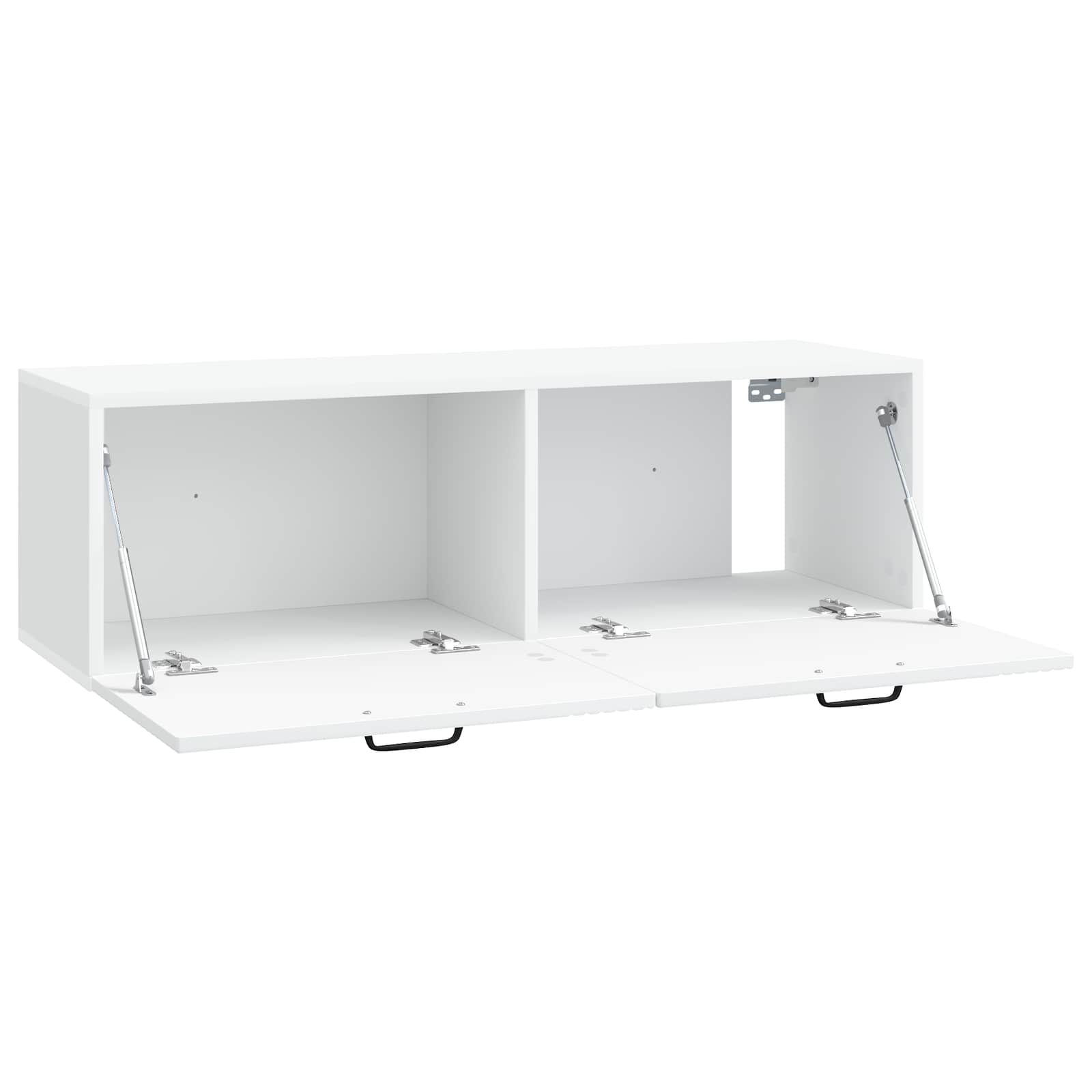 Wandbeugel TV-kast Wit 98 x 31 x 30 cm Bewerkt hout is nu te koop bij PeponiXL, paradijselijk wonen!