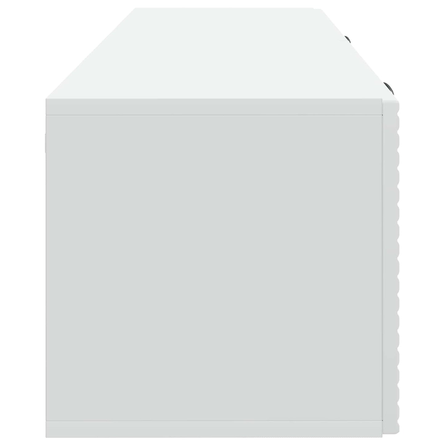 Wandbeugel TV-kast Wit 98 x 31 x 30 cm Bewerkt hout is nu te koop bij PeponiXL, paradijselijk wonen!