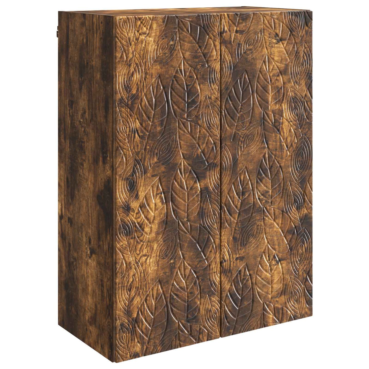 Wandkast Gerookt eiken 66 x 34,5 x 90 cm Bewerkt hout is nu te koop bij PeponiXL, paradijselijk wonen!