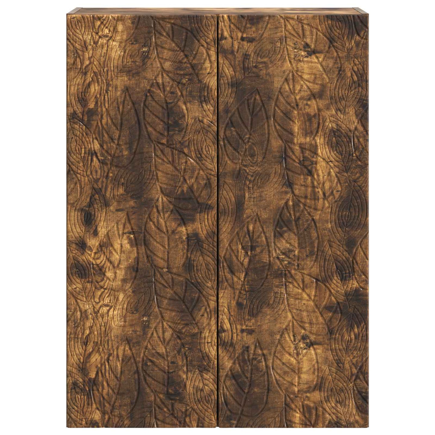 Wandkast Gerookt eiken 66 x 34,5 x 90 cm Bewerkt hout is nu te koop bij PeponiXL, paradijselijk wonen!