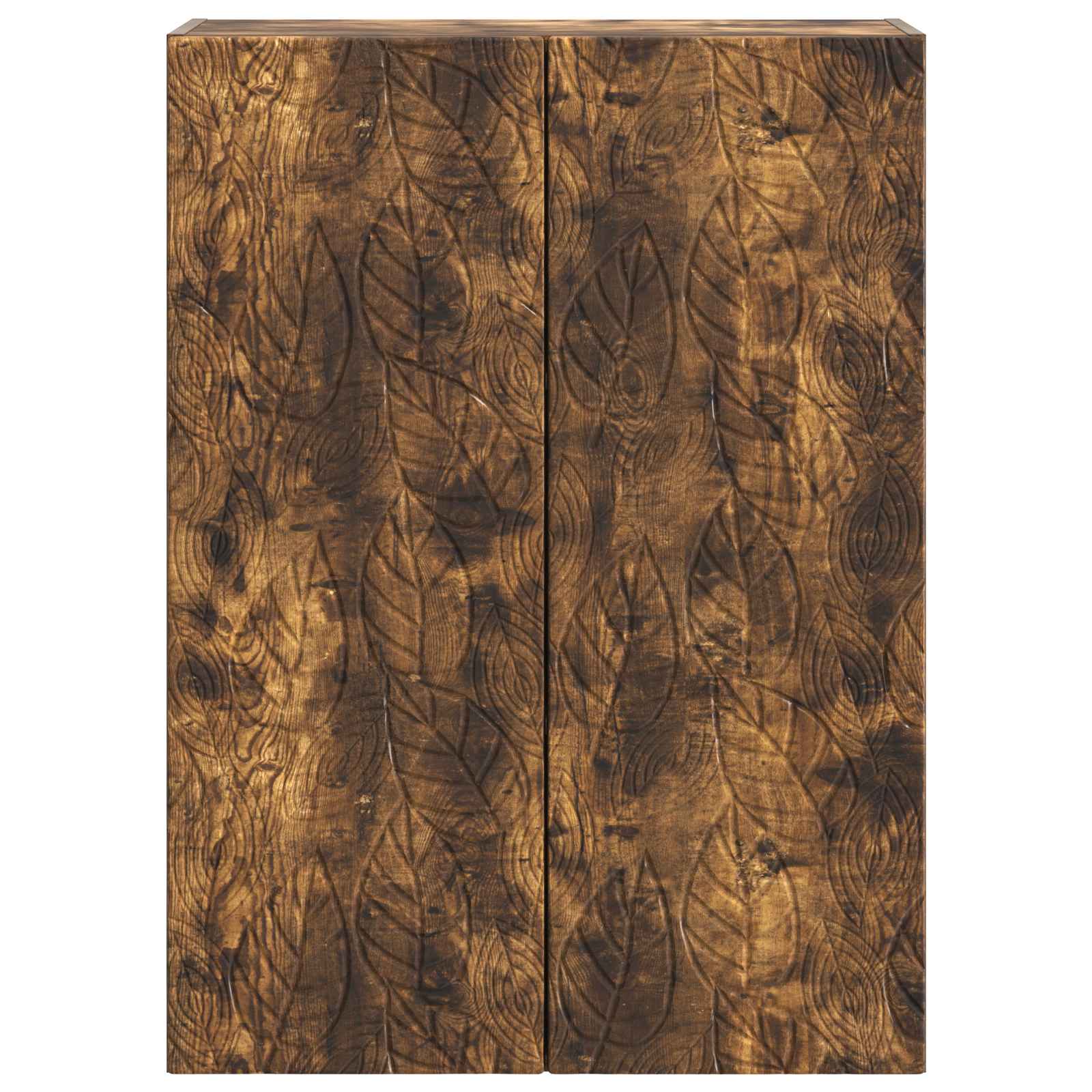 Wandkast Gerookt eiken 66 x 34,5 x 90 cm Bewerkt hout is nu te koop bij PeponiXL, paradijselijk wonen!