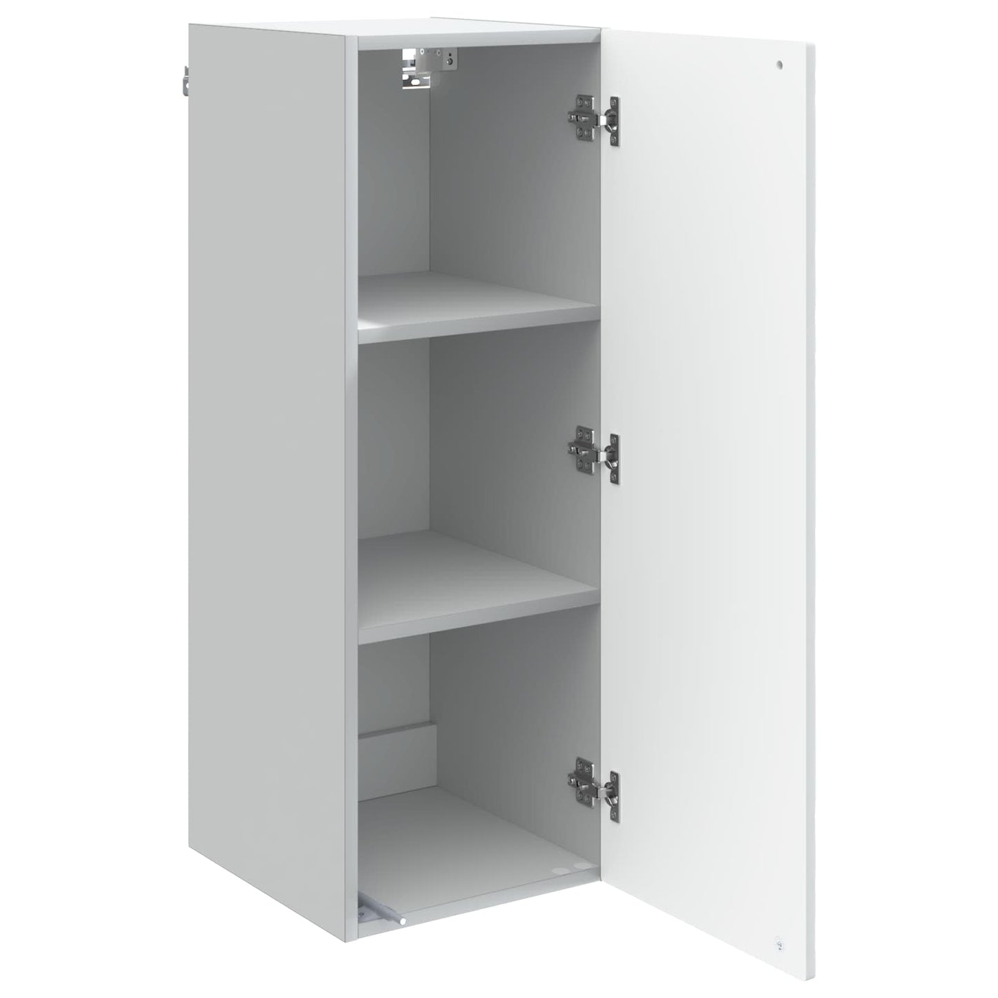 Wandkast Wit 33 x 34,5 x 90 cm Bewerkt hout is nu te koop bij PeponiXL, paradijselijk wonen!