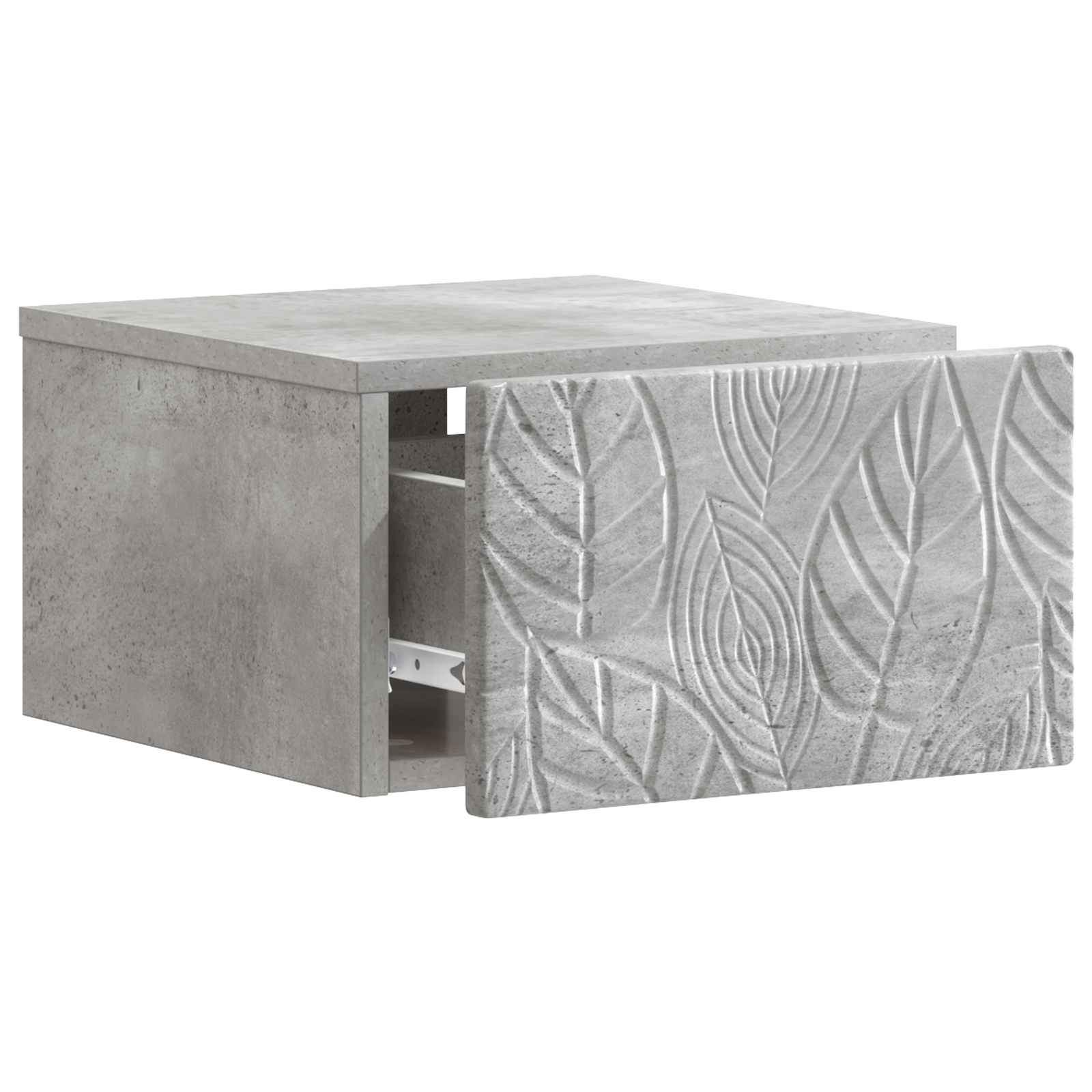 Wandmontage Zijtafel 2 pcs Betongrijs 34,5 x 33 x 20 cm is nu te koop bij PeponiXL, paradijselijk wonen!