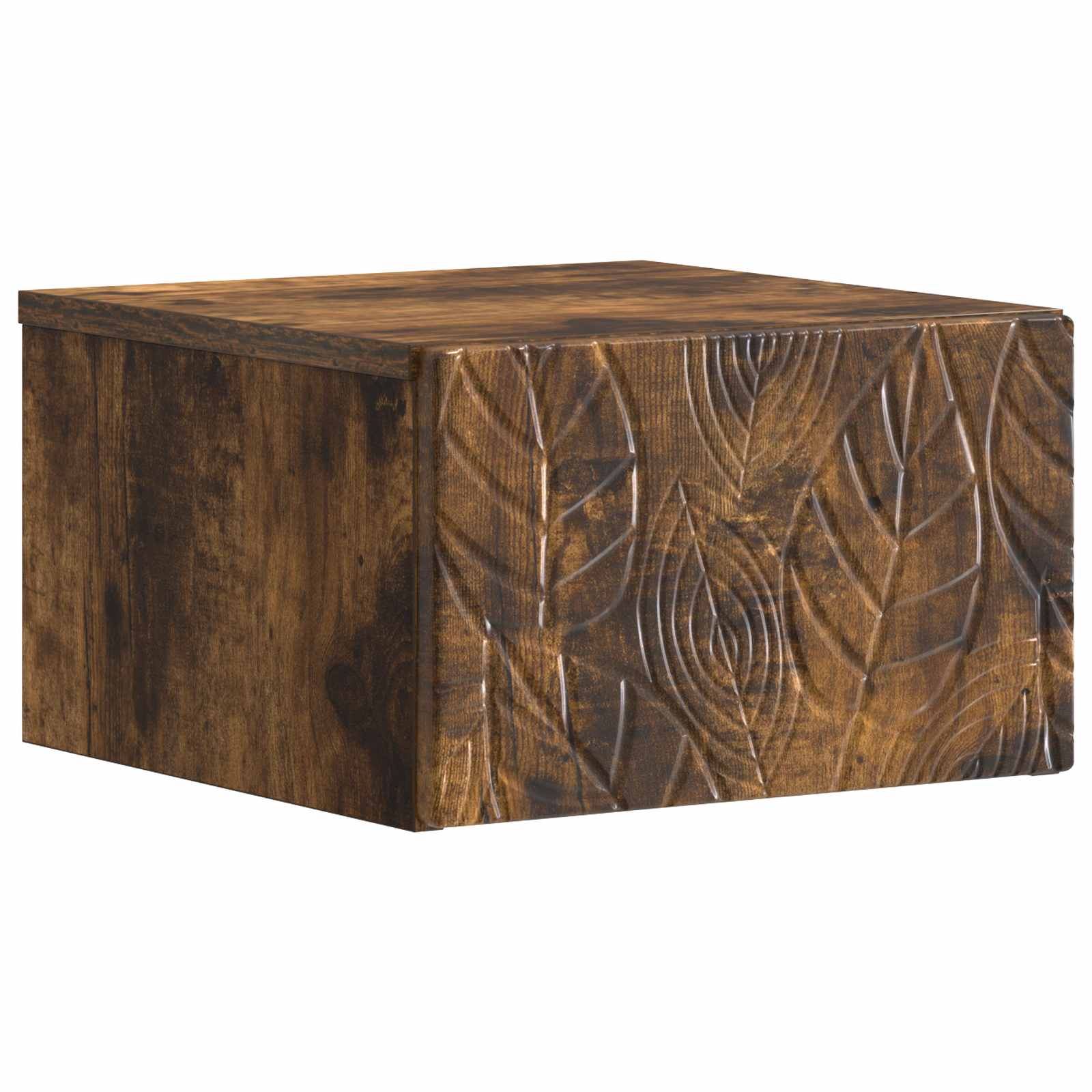 Wandmontage Zijtafel 2 pcs Gerookt eiken 34,5 x 33 x 20 cm is nu te koop bij PeponiXL, paradijselijk wonen!