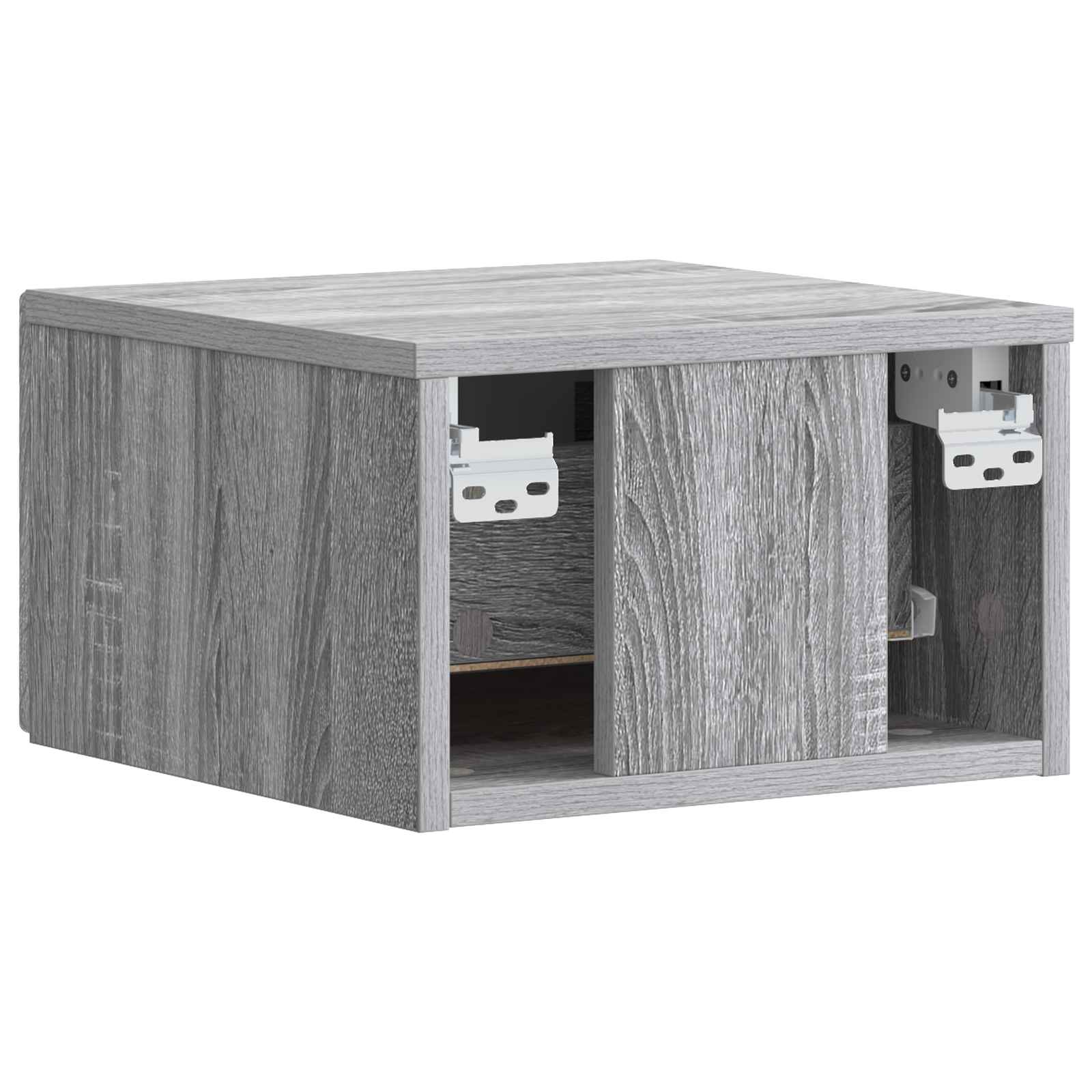 Wandmontage Zijtafel Grijs Sonoma 34,5 x 33 x 20 cm is nu te koop bij PeponiXL, paradijselijk wonen!