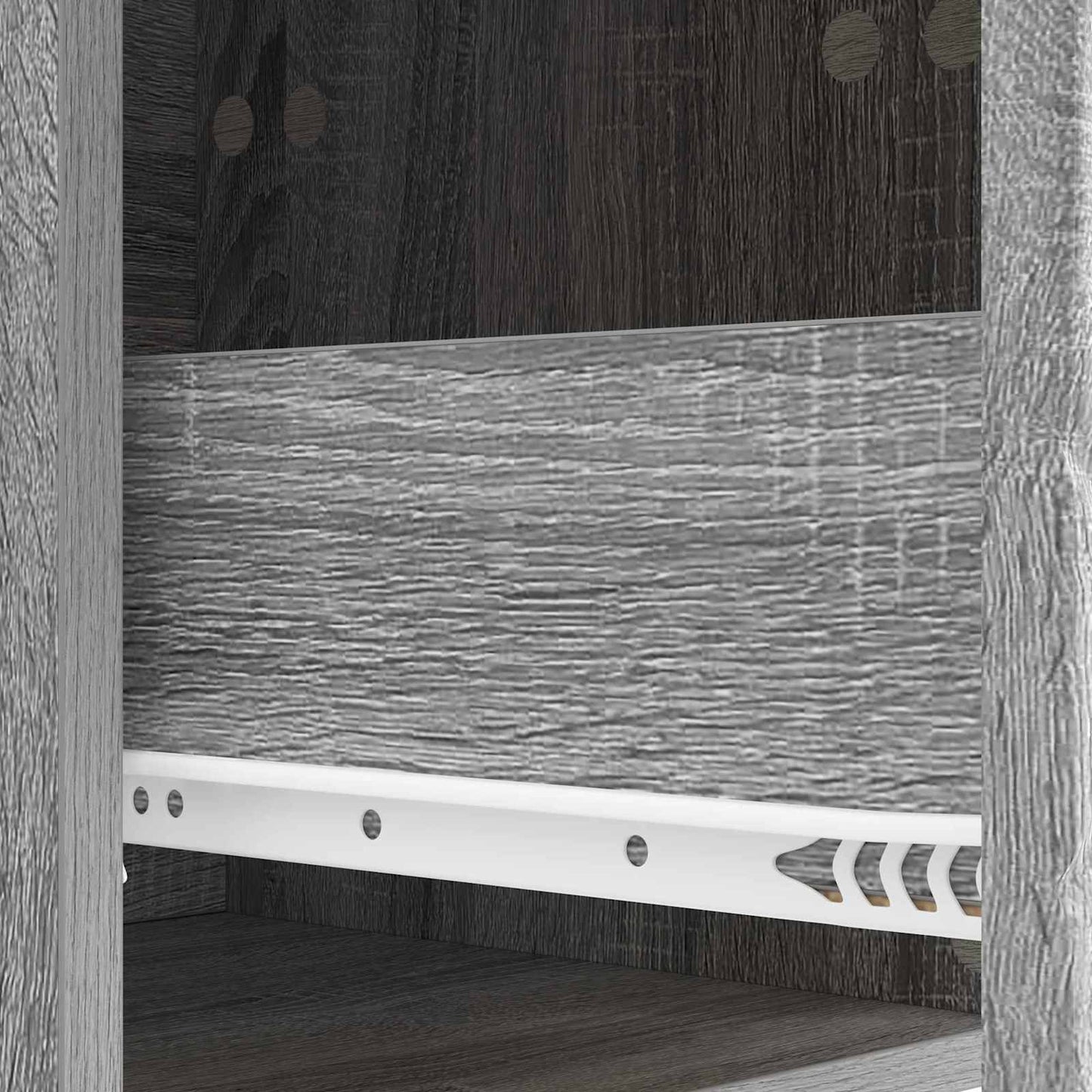 Wandmontage Zijtafel 2 pcs Grijs Sonoma 34,5 x 33 x 20 cm is nu te koop bij PeponiXL, paradijselijk wonen!