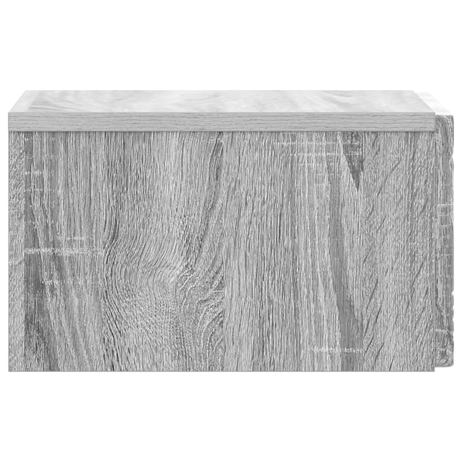 Wandmontage Zijtafel 2 pcs Grijs Sonoma 34,5 x 33 x 20 cm is nu te koop bij PeponiXL, paradijselijk wonen!