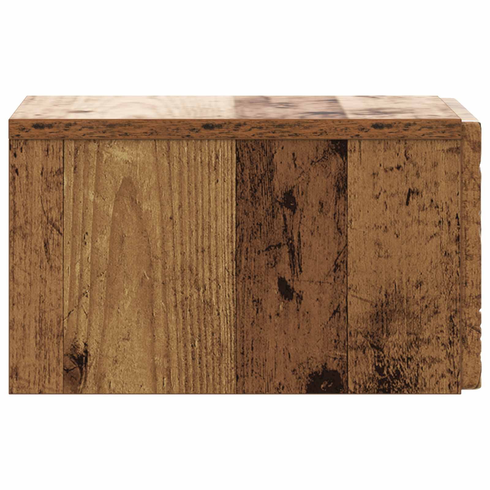 Wandmontage Zijtafel 2 pcs Oud hout 34,5 x 33 x 20 cm is nu te koop bij PeponiXL, paradijselijk wonen!