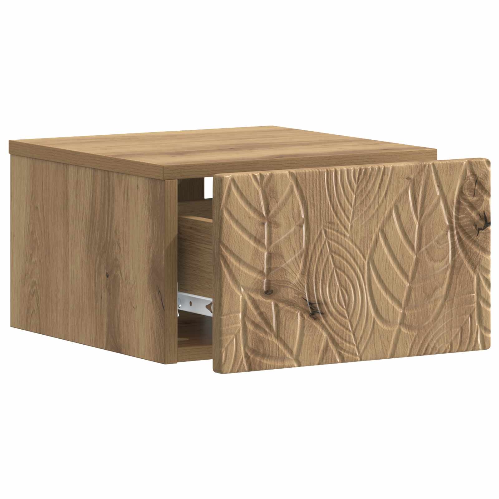 Wandmontage Zijtafel Artisanaal eiken 34,5 x 33 x 20 cm is nu te koop bij PeponiXL, paradijselijk wonen!