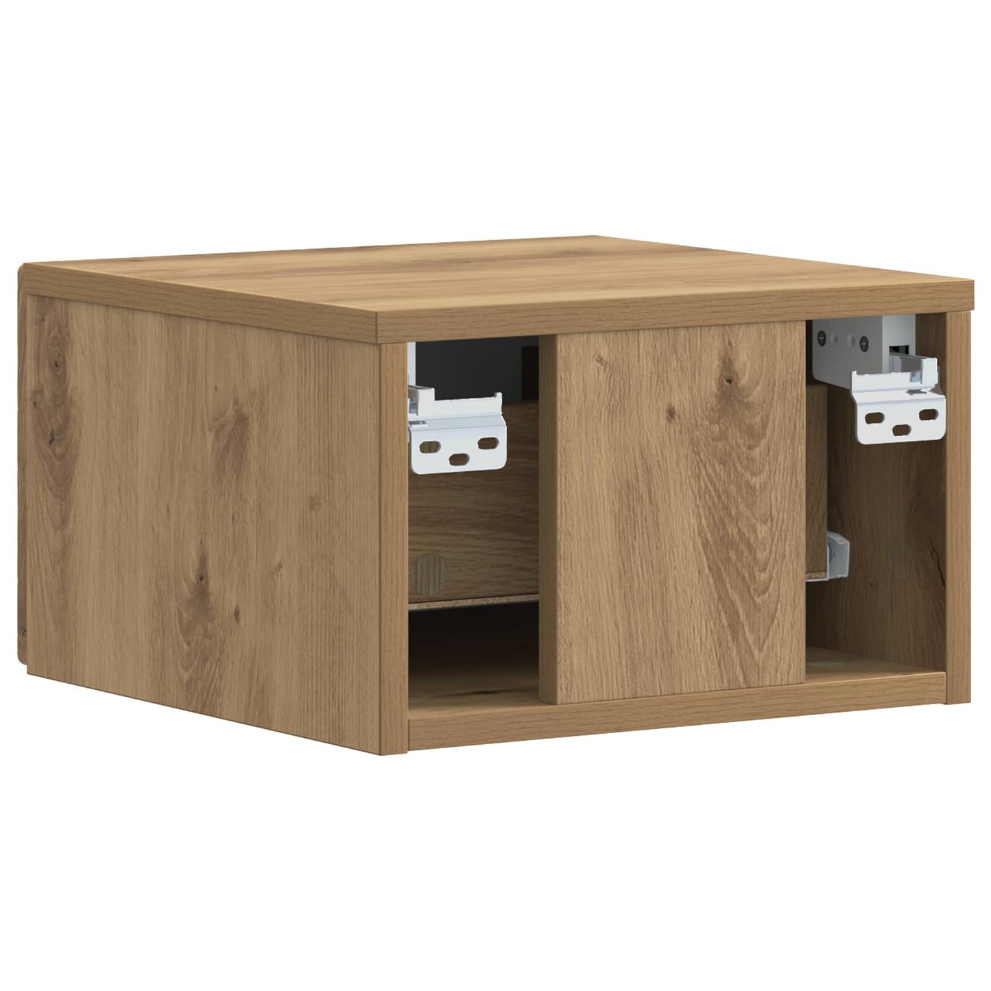 Wandmontage Zijtafel 2 pcs Artisanaal eiken 34,5 x 33 x 20 cm is nu te koop bij PeponiXL, paradijselijk wonen!