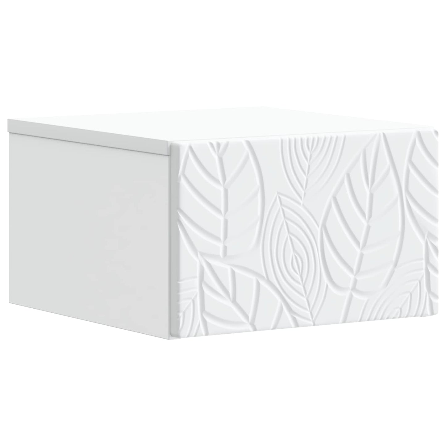 Wandbeugel Bedkast 2 pcs Wit 49 x 34,5 x 20 cm Bewerkt hout is nu te koop bij PeponiXL, paradijselijk wonen!