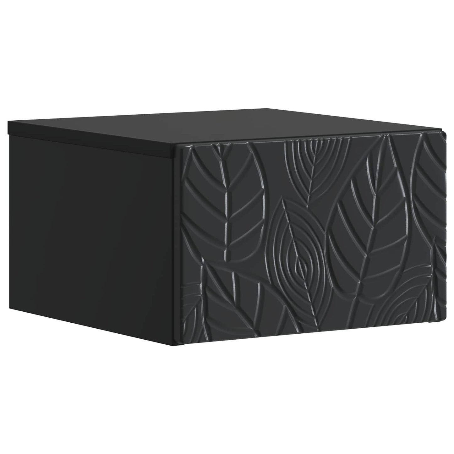Wandbeugel Bedkast Zwart 49 x 34,5 x 20 cm Bewerkt hout is nu te koop bij PeponiXL, paradijselijk wonen!