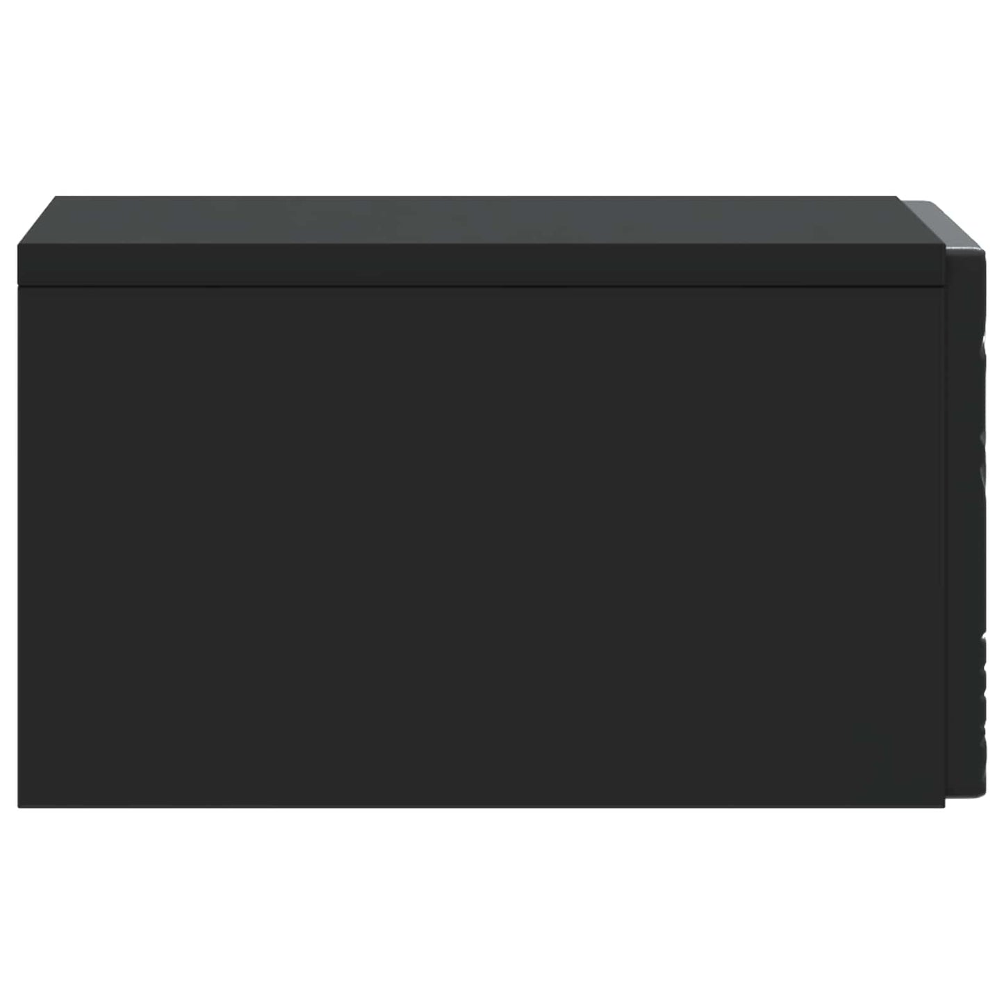 Wandbeugel Bedkast Zwart 49 x 34,5 x 20 cm Bewerkt hout is nu te koop bij PeponiXL, paradijselijk wonen!