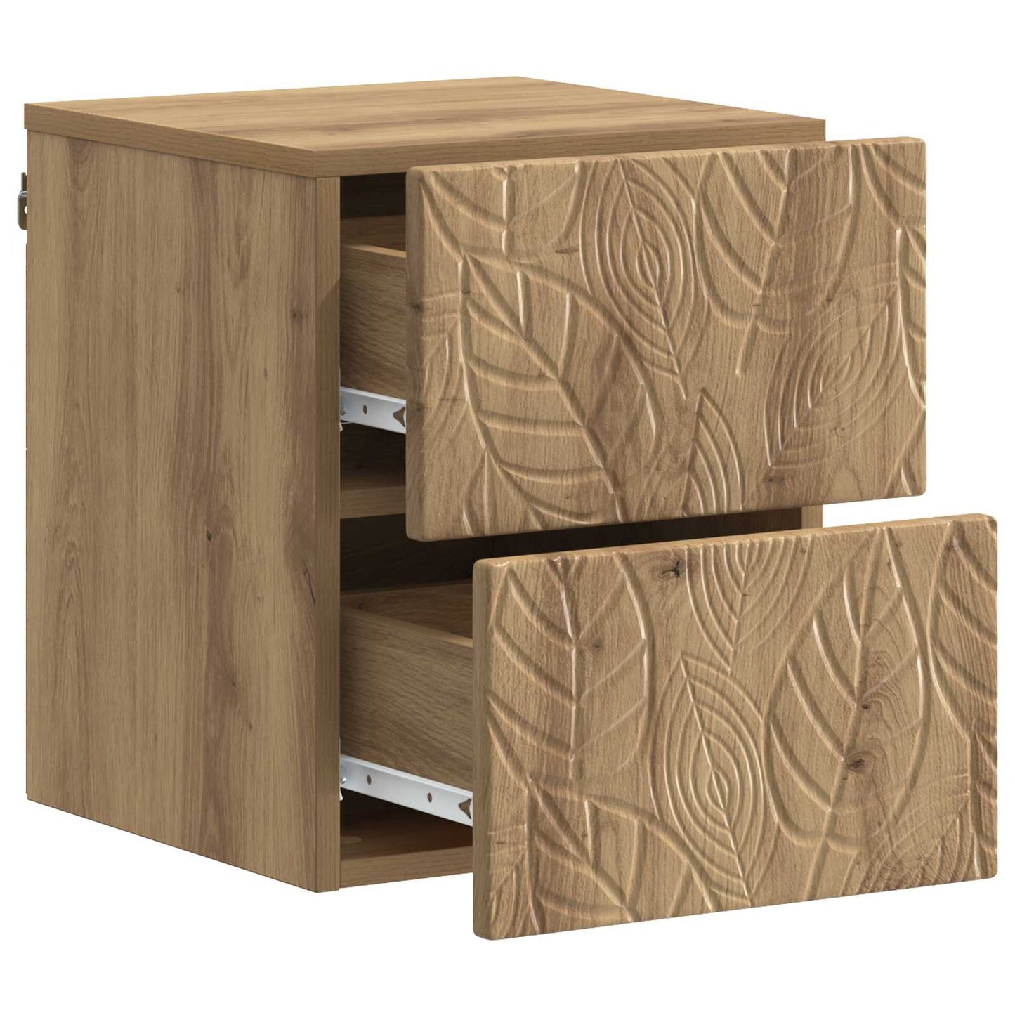 Wandbeugel Bedkast Artisanaal eiken 34,5 x 33 x 40 cm is nu te koop bij PeponiXL, paradijselijk wonen!