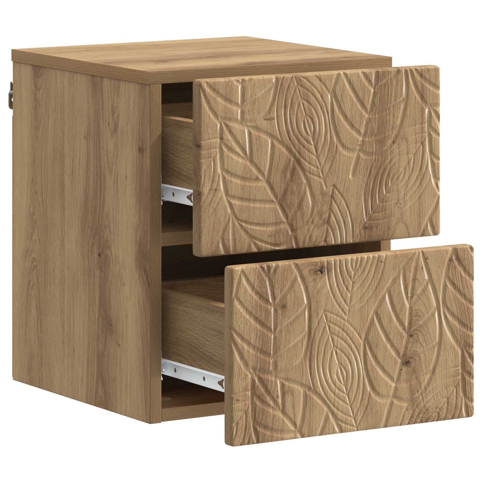 Wandbeugel Bedkast Artisanaal eiken 34,5 x 33 x 40 cm is nu te koop bij PeponiXL, paradijselijk wonen!