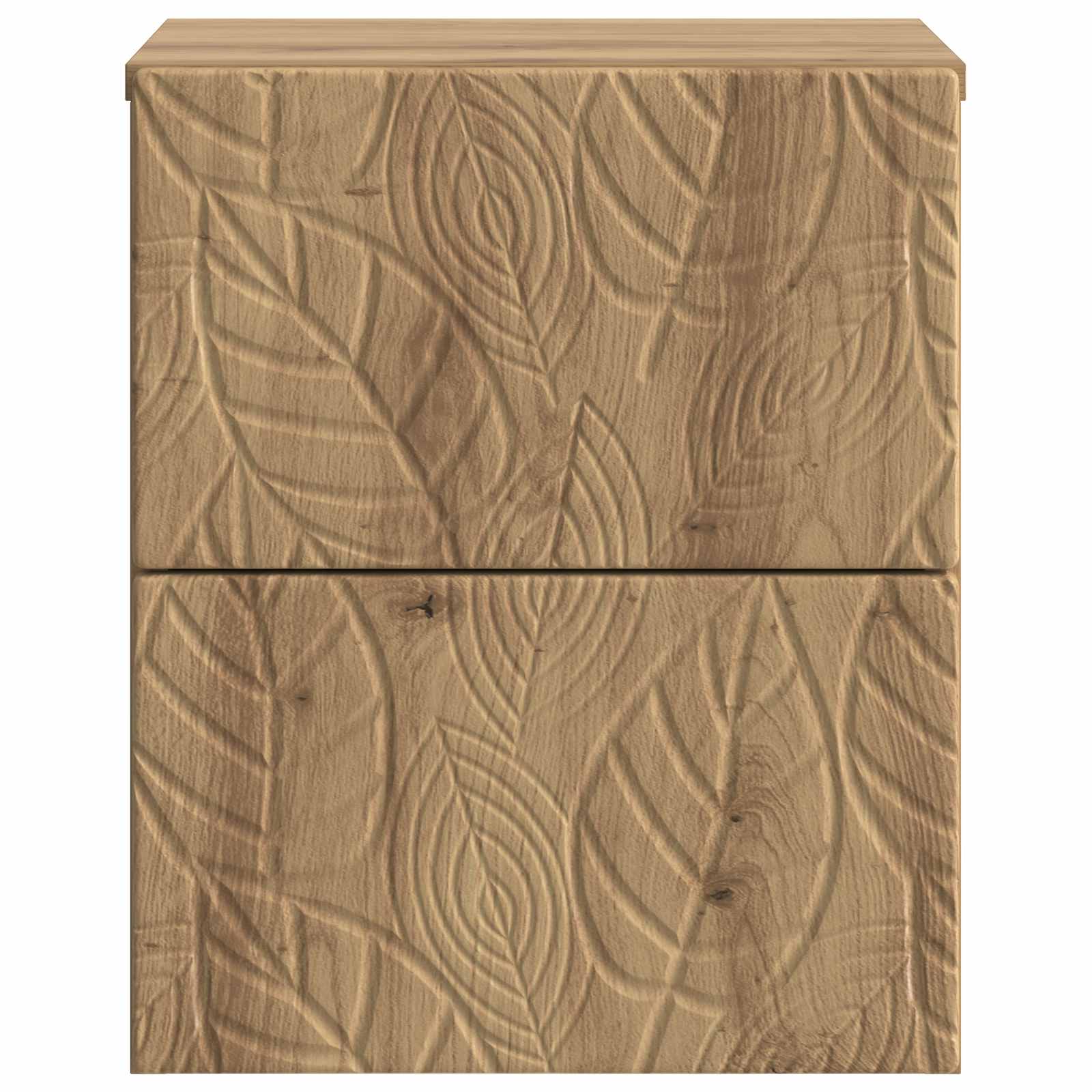 Wandbeugel Bedkast Artisanaal eiken 34,5 x 33 x 40 cm is nu te koop bij PeponiXL, paradijselijk wonen!