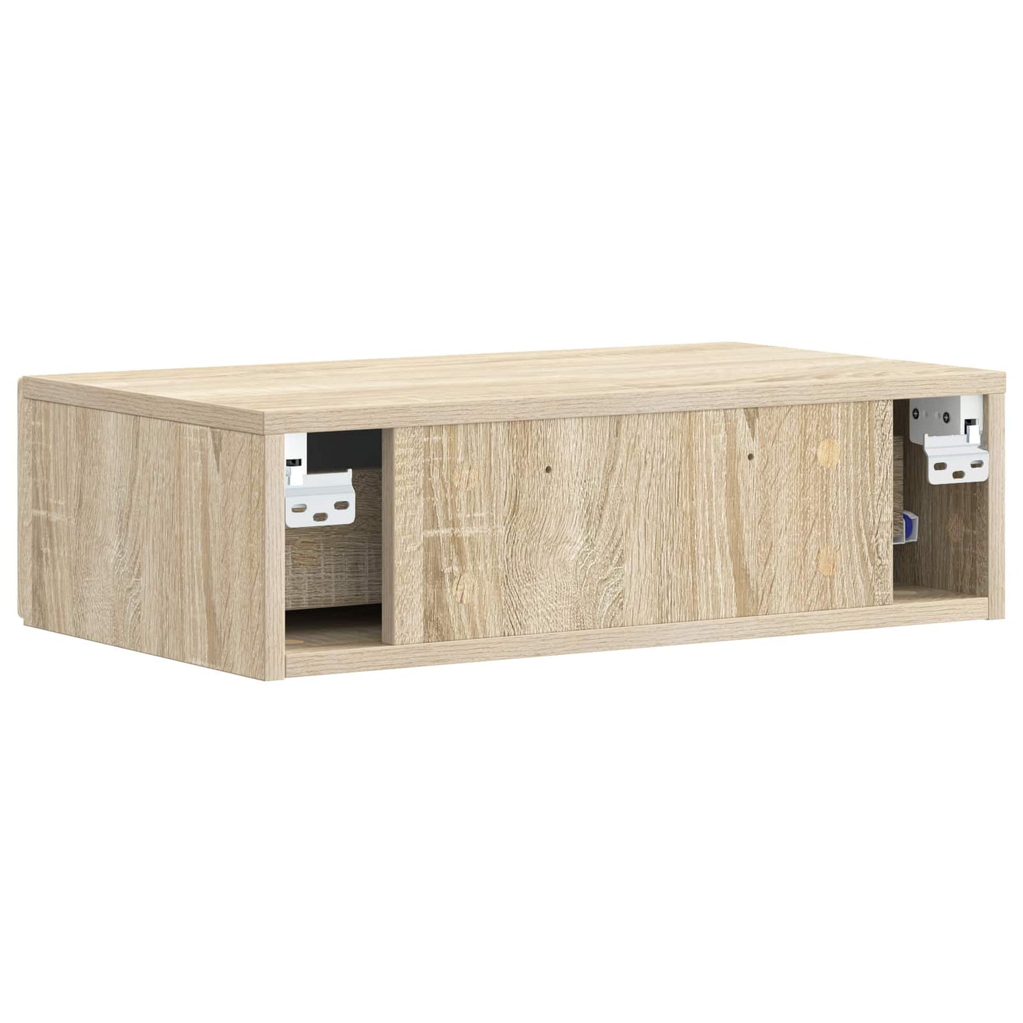 Wandmontage Zijtafel Sonoma Eiken 59 x 34,5 x 17 cm is nu te koop bij PeponiXL, paradijselijk wonen!