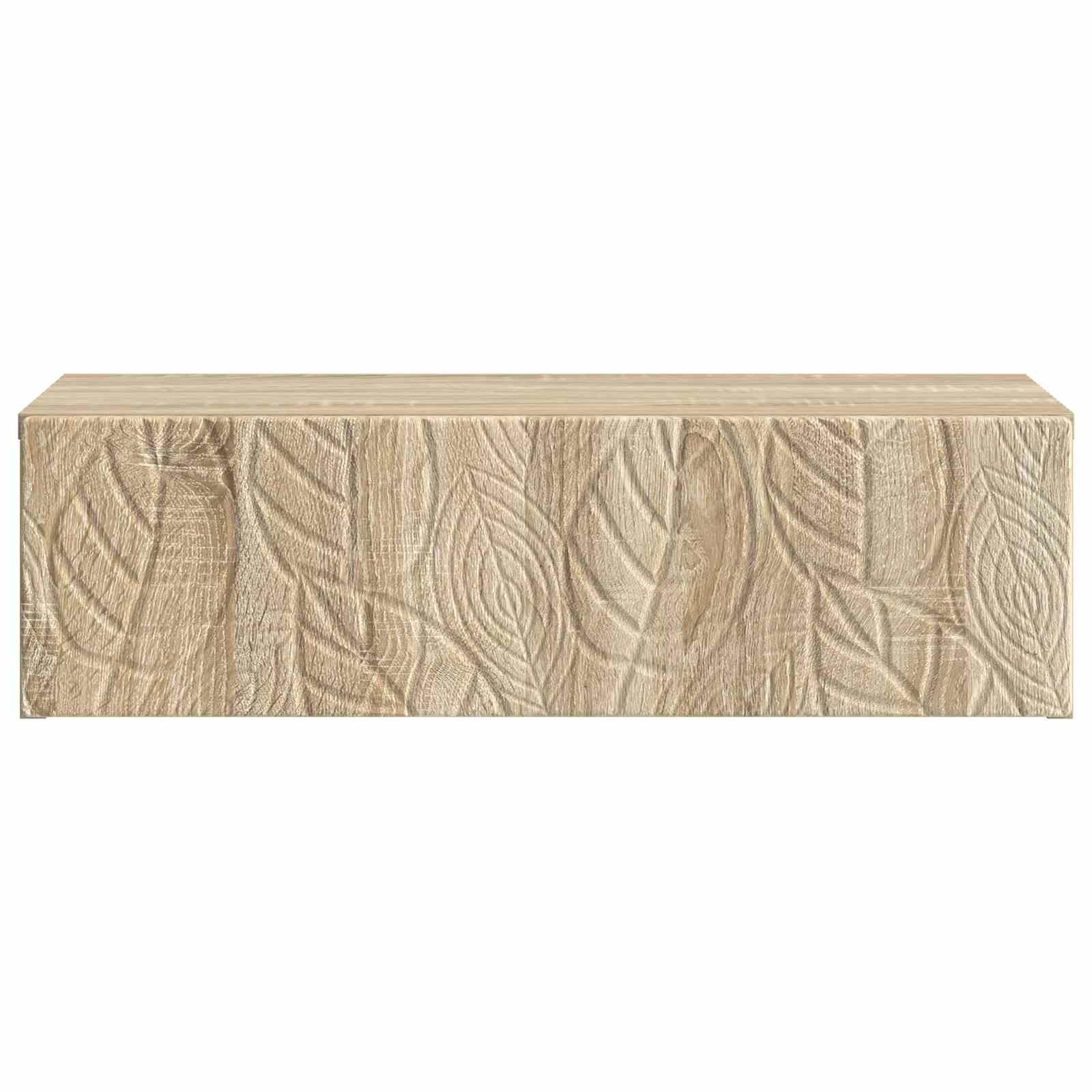 Wandmontage Zijtafel Sonoma Eiken 59 x 34,5 x 17 cm is nu te koop bij PeponiXL, paradijselijk wonen!