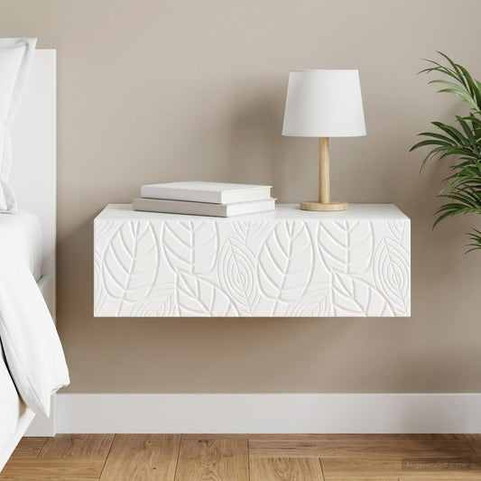 Wandmontage Zijtafel Hoogglans Wit 59 x 34,5 x 17 cm is nu te koop bij PeponiXL, paradijselijk wonen!