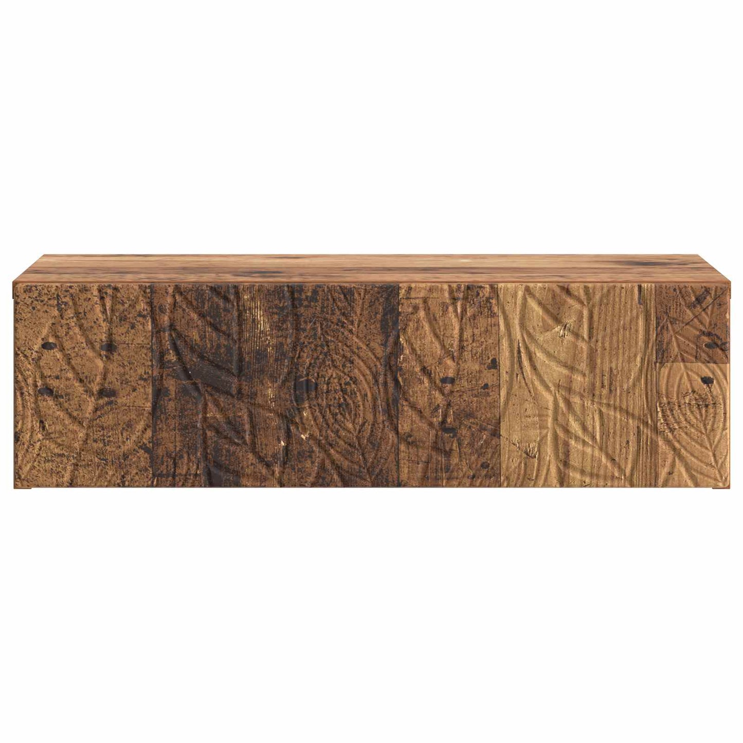 Wandmontage Zijtafel Oud hout 59 x 34,5 x 17 cm Bewerkt hout is nu te koop bij PeponiXL, paradijselijk wonen!