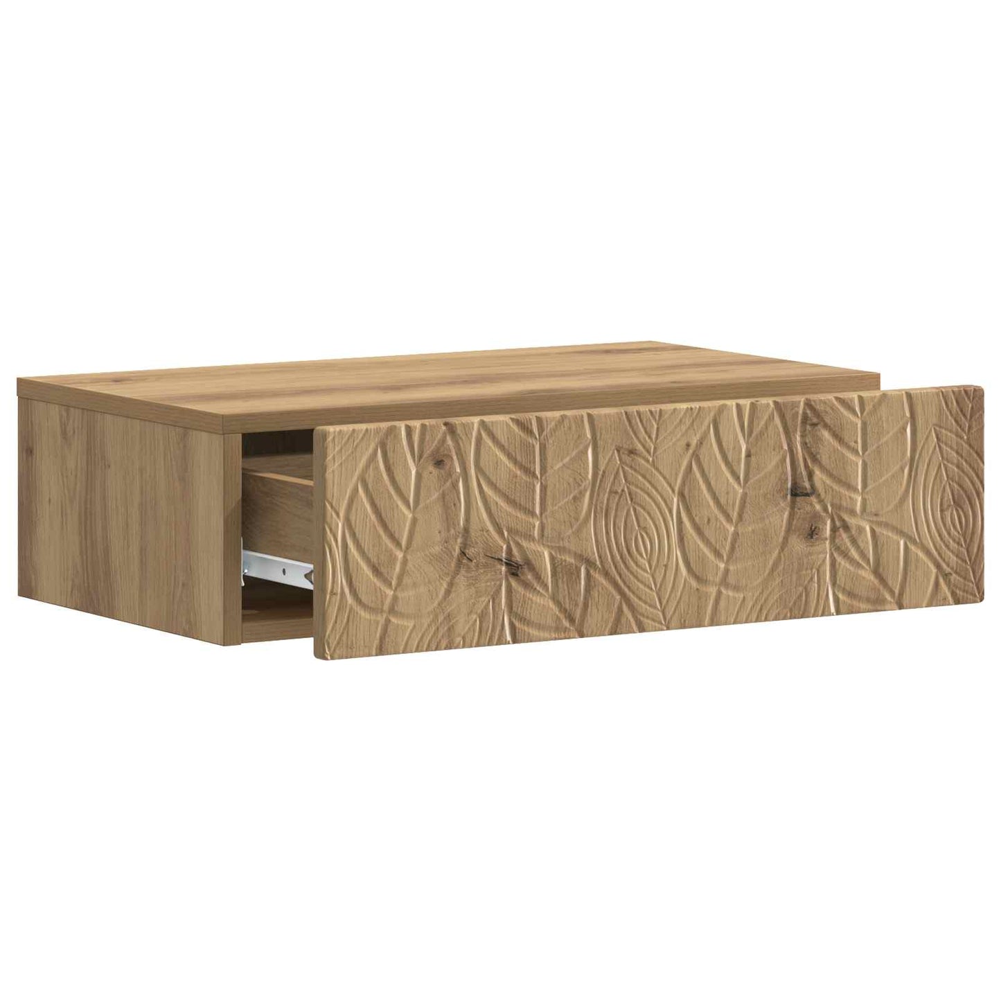 Wandmontage Zijtafel Artisanaal eiken 59 x 34,5 x 17 cm is nu te koop bij PeponiXL, paradijselijk wonen!