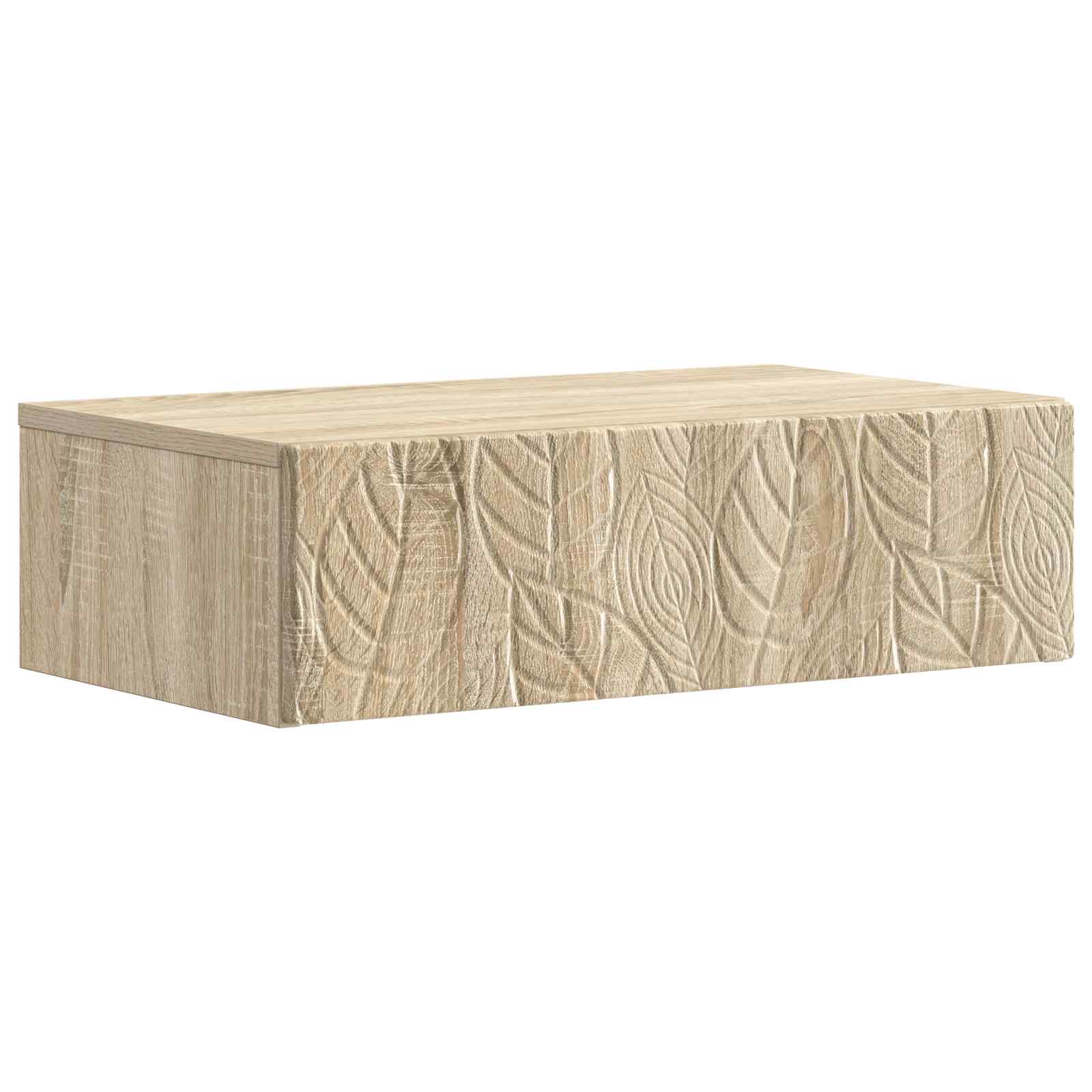 Wandmontage Zijtafel Sonoma Eiken 87,5 x 34,5 x 17 cm is nu te koop bij PeponiXL, paradijselijk wonen!
