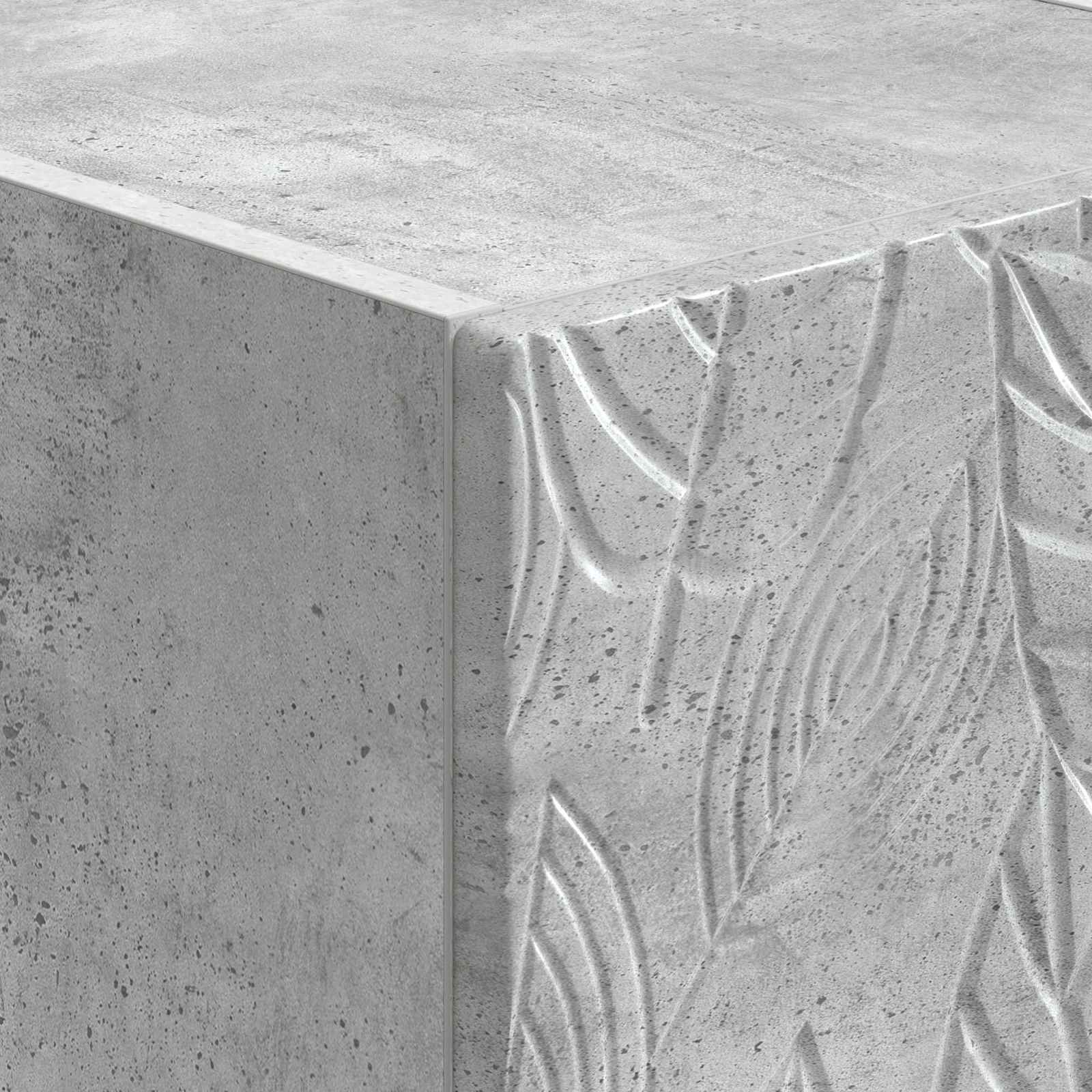 Wandmontage Zijtafel Betongrijs 87,5 x 34,5 x 17 cm is nu te koop bij PeponiXL, paradijselijk wonen!