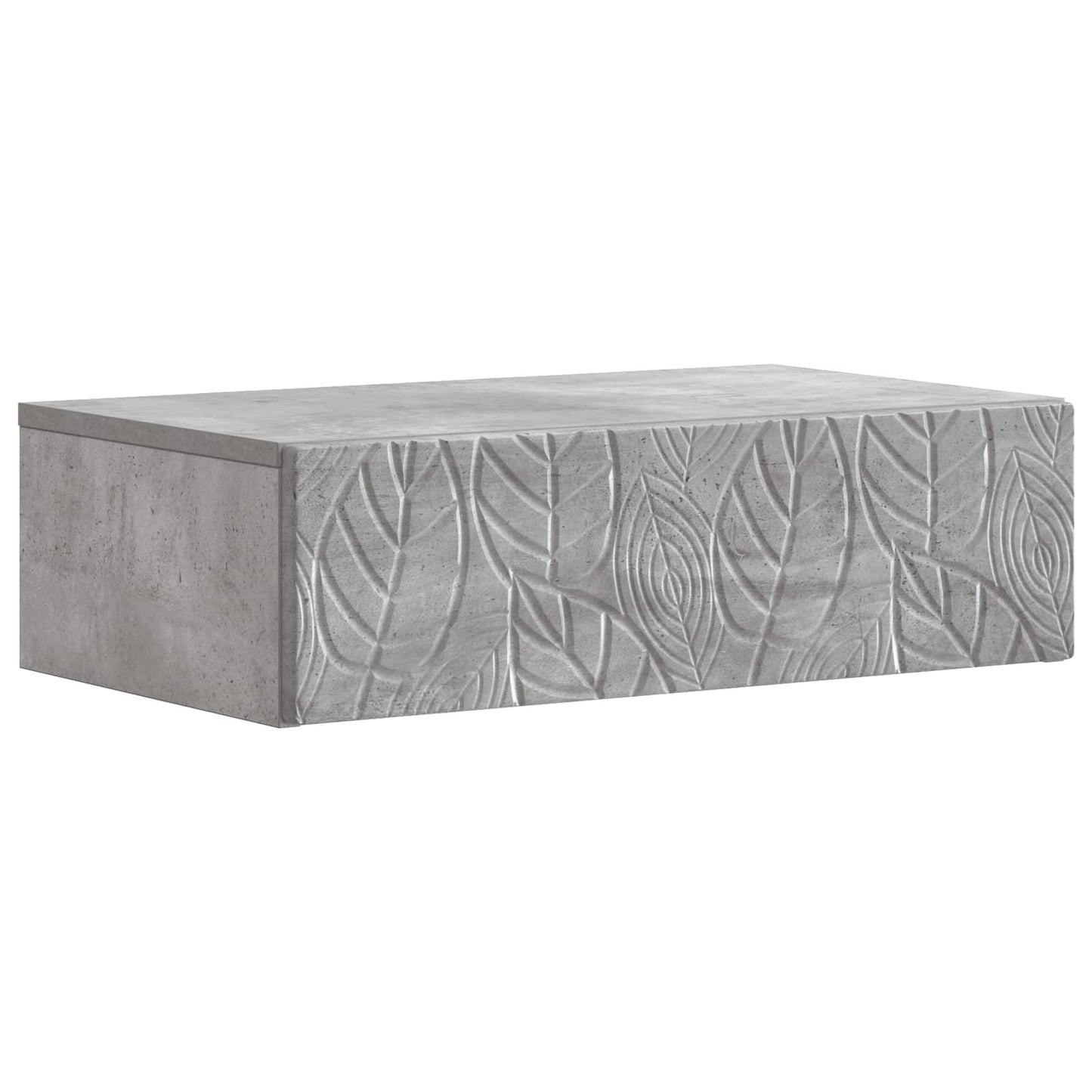 Wandmontage Zijtafel Betongrijs 87,5 x 34,5 x 17 cm is nu te koop bij PeponiXL, paradijselijk wonen!