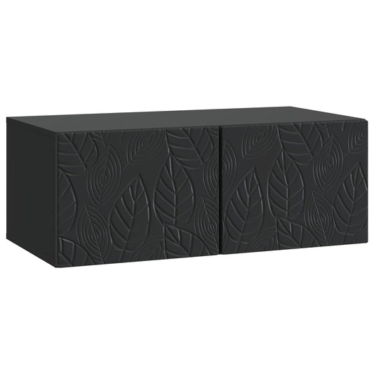 Wandbeugel TV-kast 59,5 x 41 x 30 cm Zwart Bewerkt hout is nu te koop bij PeponiXL, paradijselijk wonen!