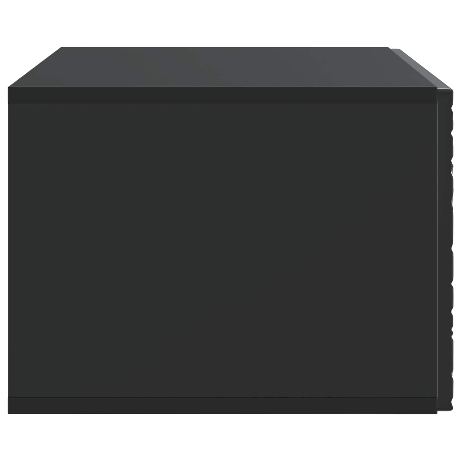 Wandbeugel TV-kast 59,5 x 41 x 30 cm Zwart Bewerkt hout is nu te koop bij PeponiXL, paradijselijk wonen!