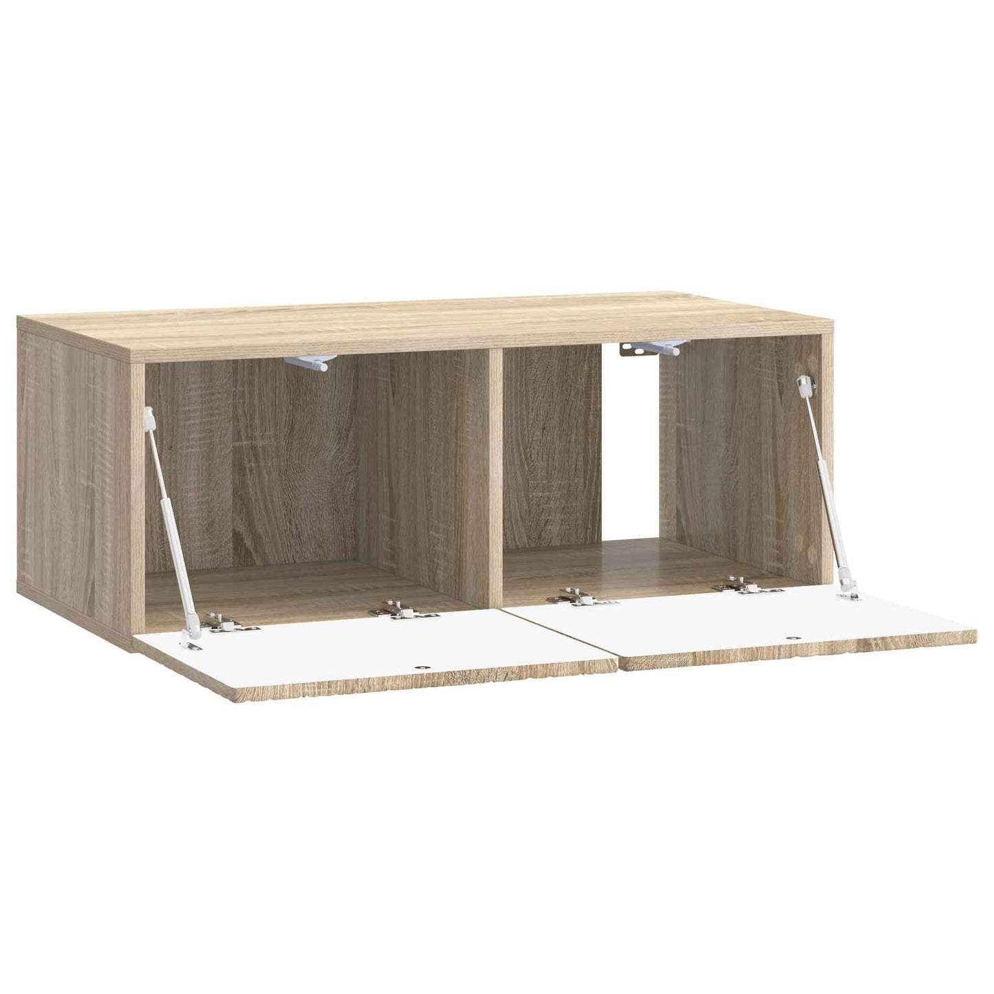 Wandbeugel TV-kast 59,5 x 41 x 30 cm Sonoma Eiken Bewerkt hout is nu te koop bij PeponiXL, paradijselijk wonen!