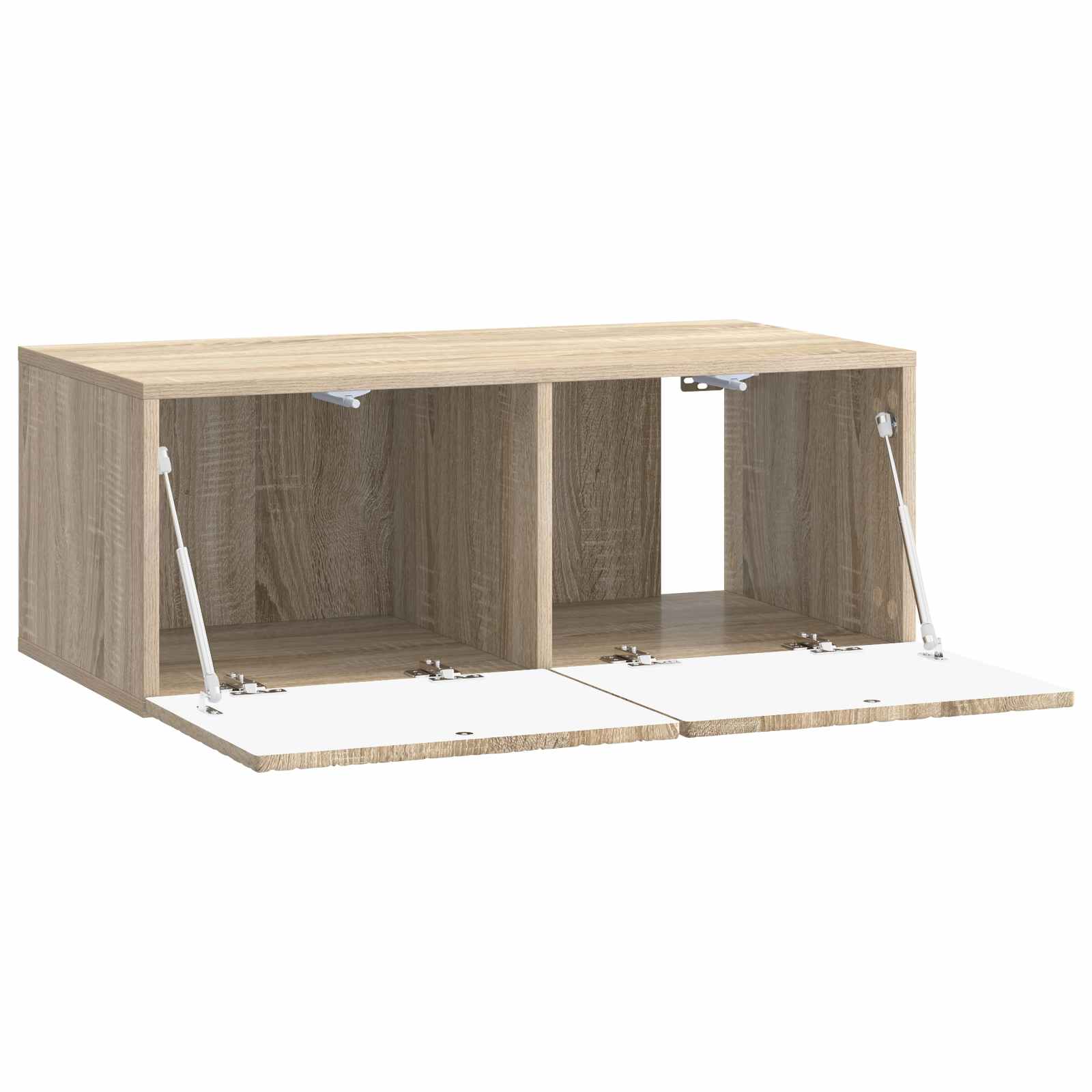 Wandbeugel TV-kast 59,5 x 41 x 30 cm Sonoma Eiken Bewerkt hout is nu te koop bij PeponiXL, paradijselijk wonen!