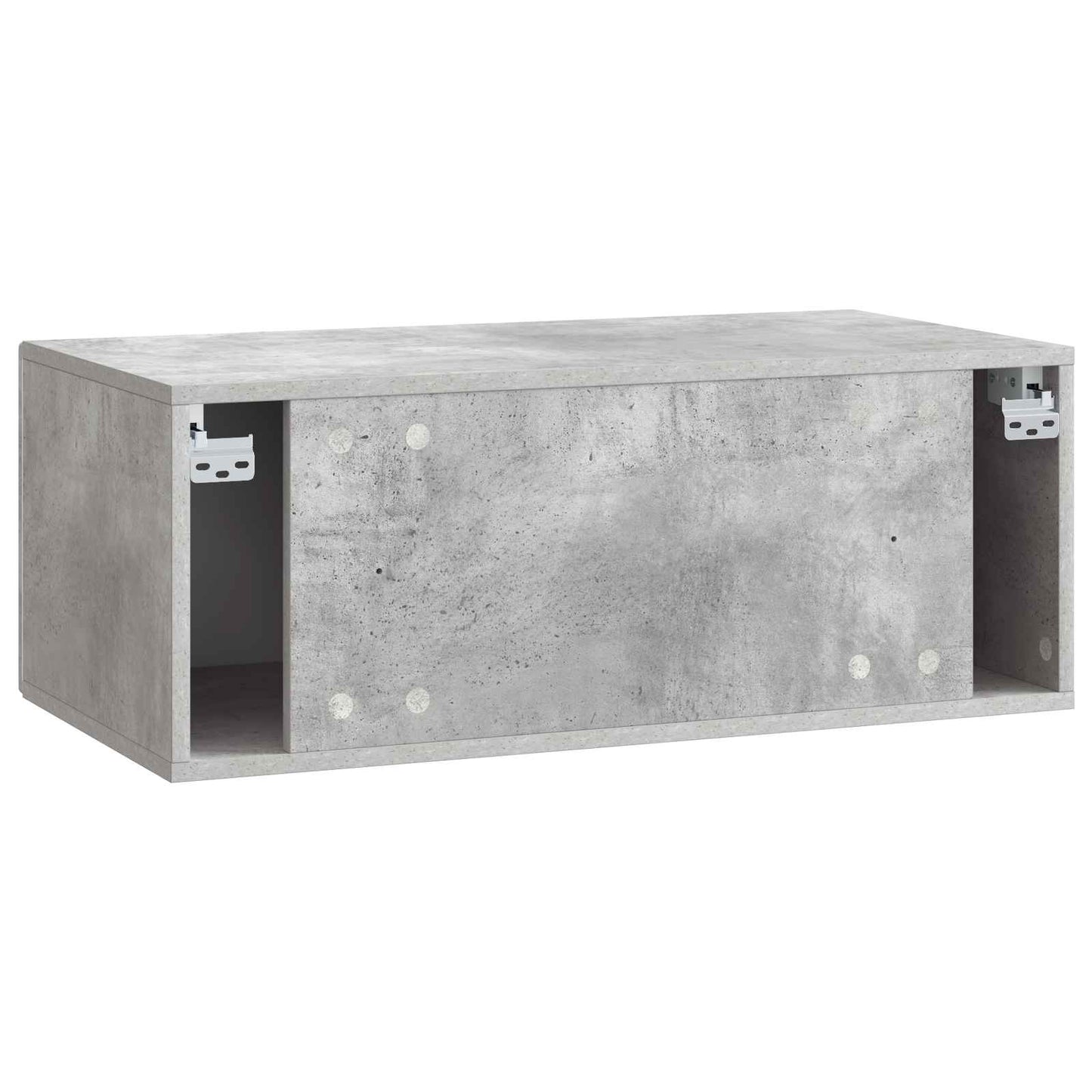Wandbeugel TV-kast 59,5 x 41 x 30 cm Betongrijs Bewerkt hout is nu te koop bij PeponiXL, paradijselijk wonen!