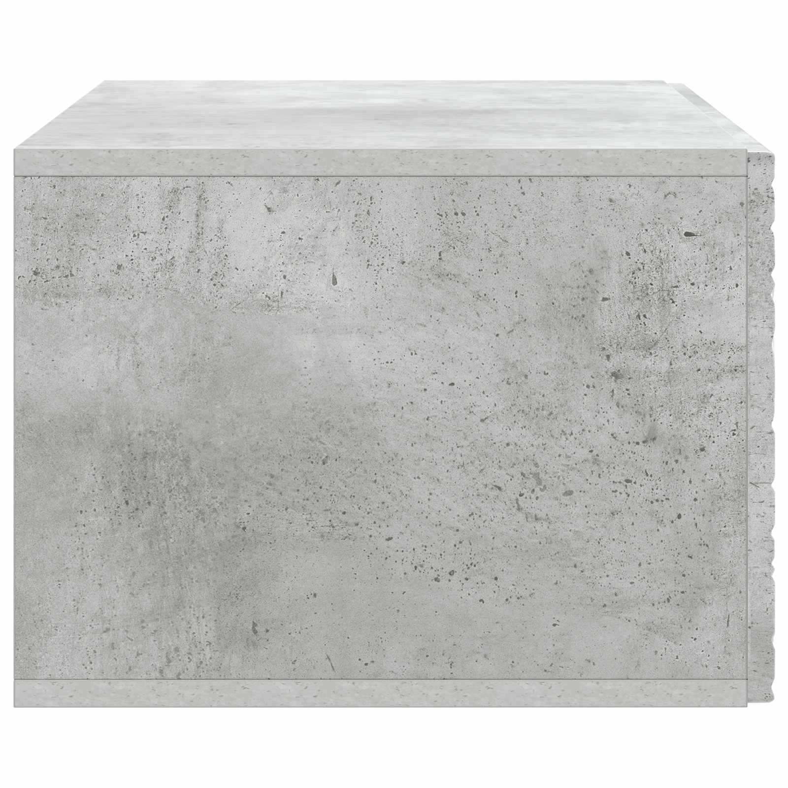 Wandbeugel TV-kast 59,5 x 41 x 30 cm Betongrijs Bewerkt hout is nu te koop bij PeponiXL, paradijselijk wonen!