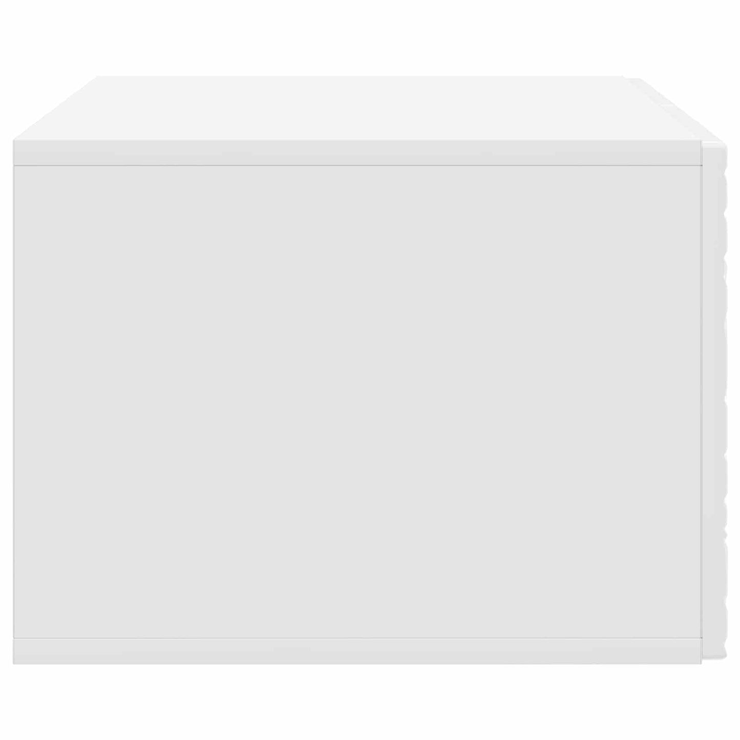 Wandbeugel TV-kast 59,5 x 41 x 30 cm Hoogglans Wit Bewerkt hout is nu te koop bij PeponiXL, paradijselijk wonen!