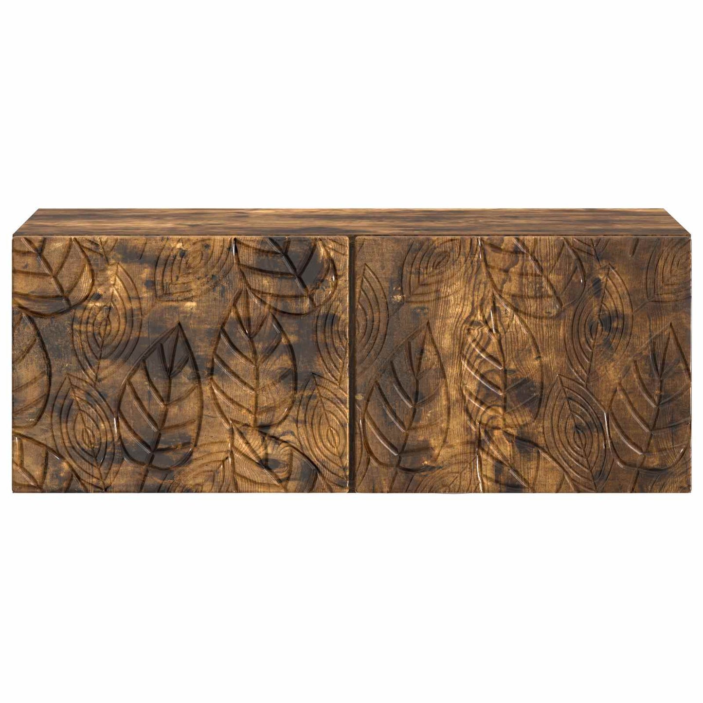 Wandbeugel TV-kast 59,5 x 41 x 30 cm Gerookt eiken Bewerkt hout is nu te koop bij PeponiXL, paradijselijk wonen!