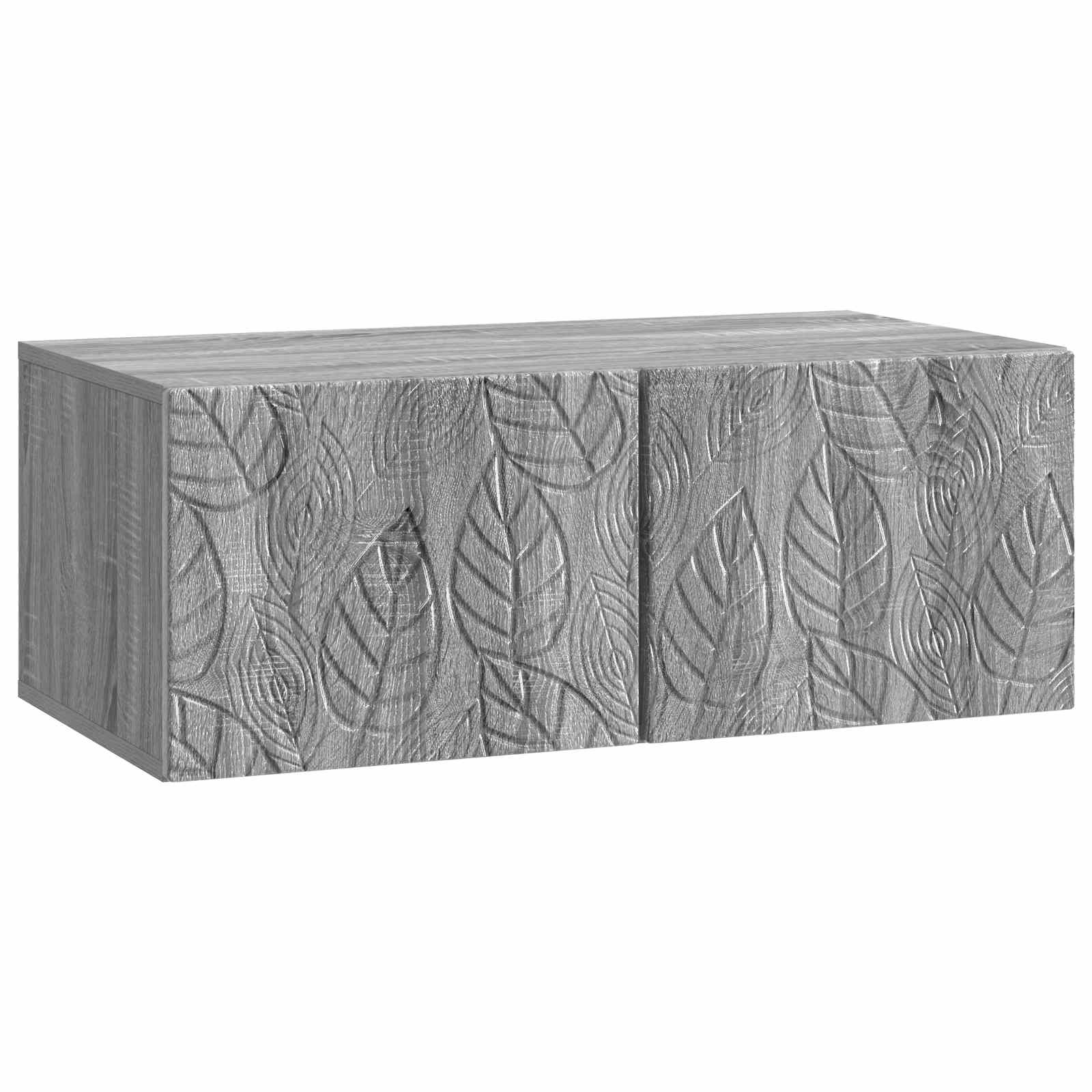 Wandbeugel TV-kast 59,5 x 41 x 30 cm Grijs Sonoma Bewerkt hout is nu te koop bij PeponiXL, paradijselijk wonen!